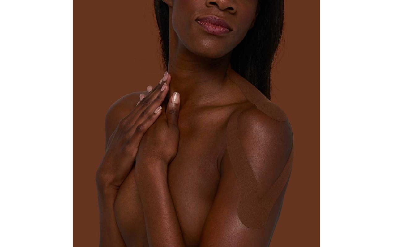 K-Tape My Skin dark brown 5 cm x 5 m Dunkelbraun