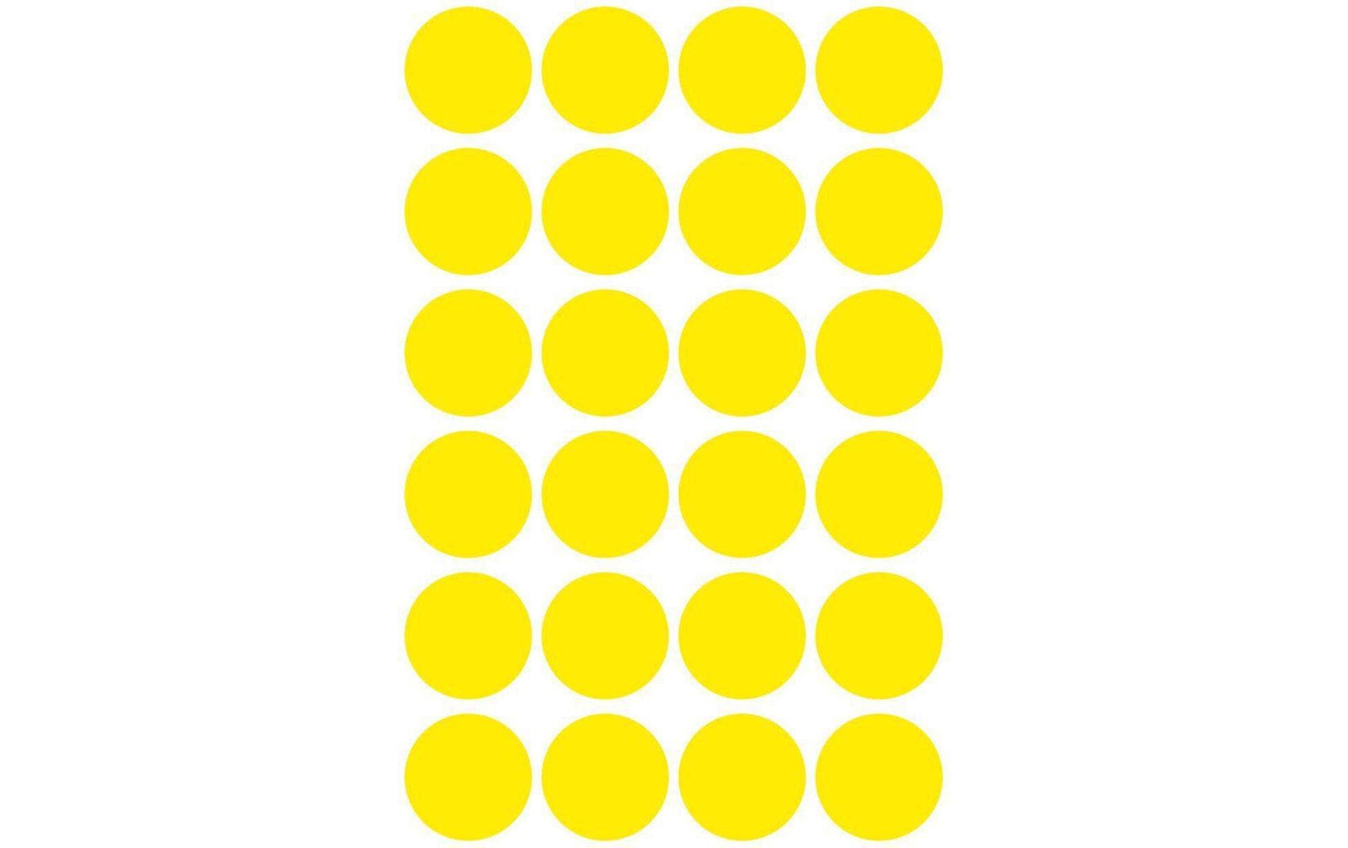 Avery Zweckform Klebepunkte 18 mm Gelb