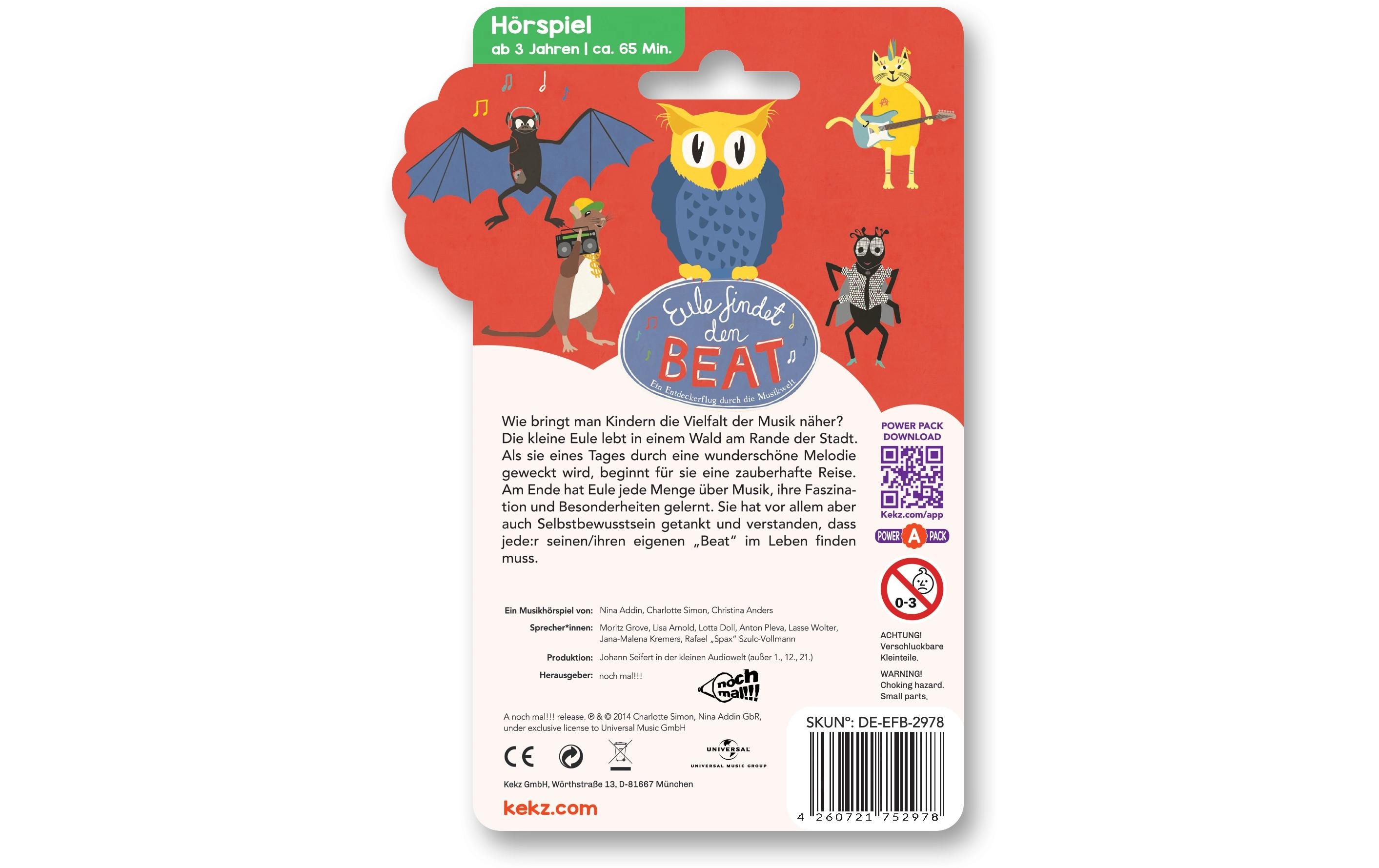 Kekz Audiochip Eule findet den Beat Kekz Audiochip Eule findet den Beat