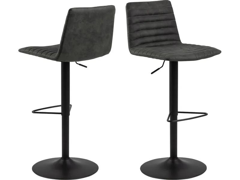AC Design Barhocker Kimmy, 2 Stück, 50 x 110.5 cm, Anthrazit AC Design Barhocker Kimmy, 2 Stück, 50 x 110.5 cm, Anthrazit