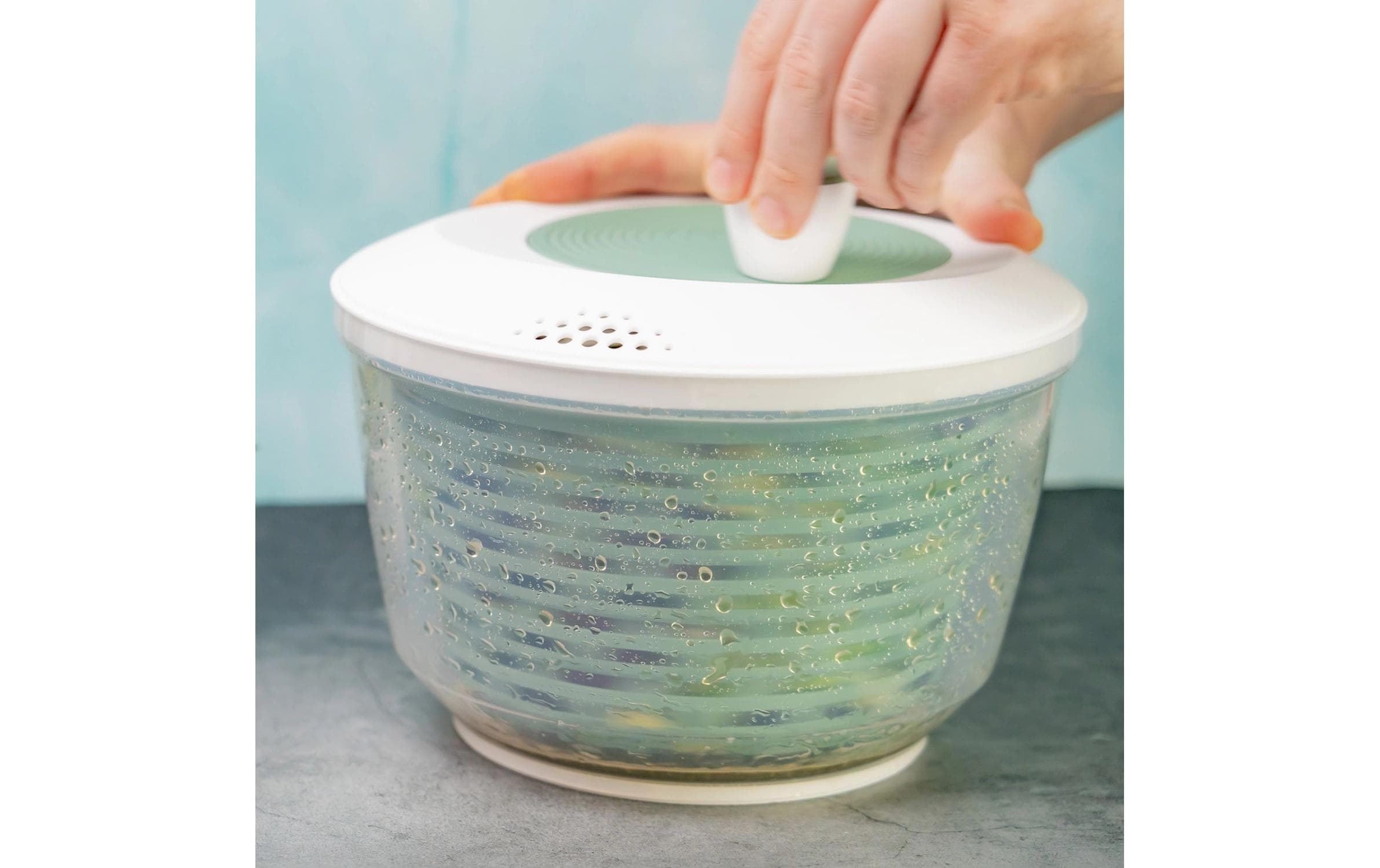 Westmark Salatschleuder Spinderella 23.5 cm, Mint