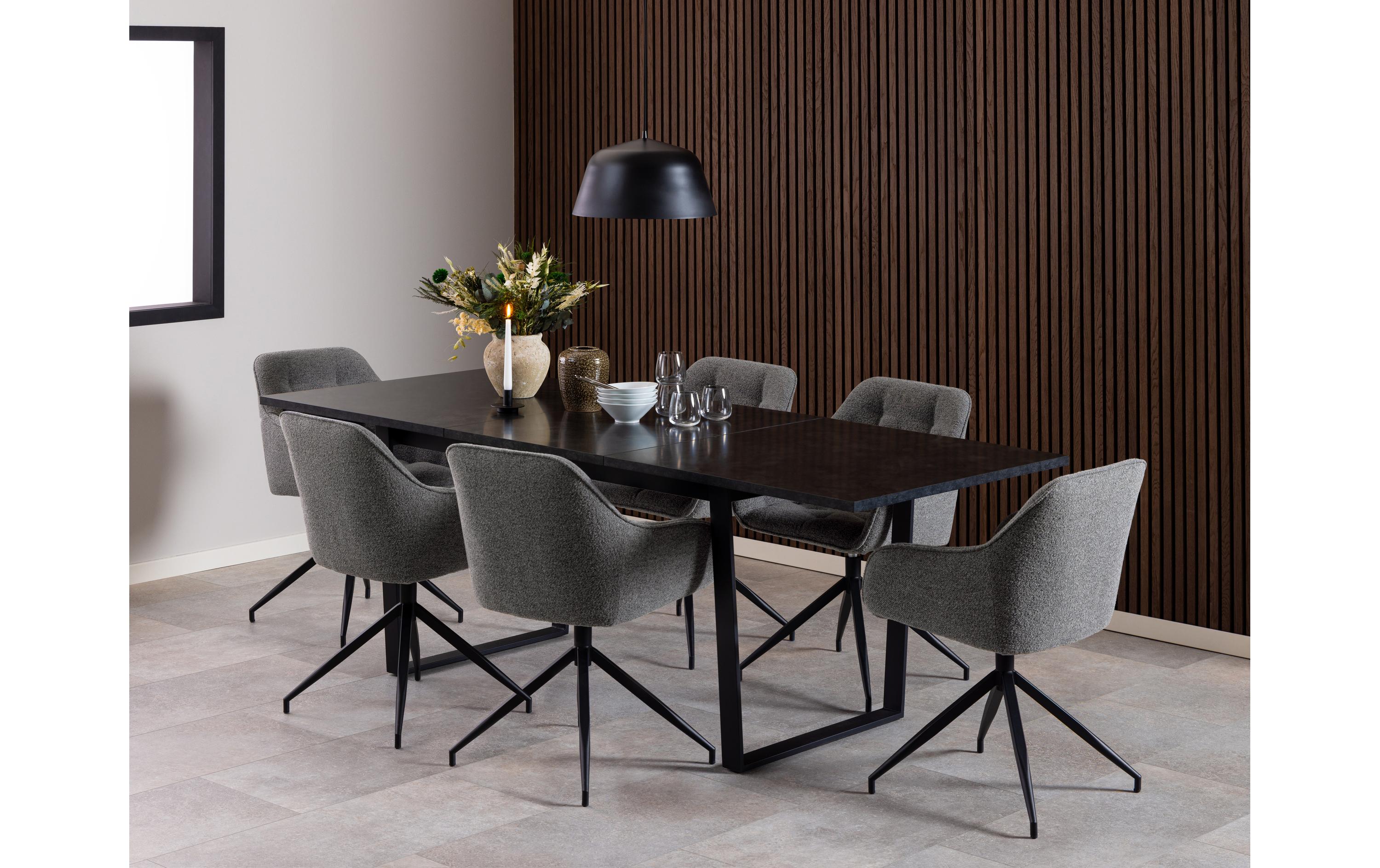 AC Design Stuhl Brooke Monza2, 1 Stück, Anthrazit