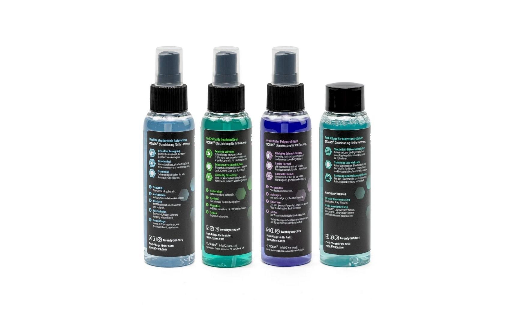 21CARS Starter und Probier Set 4 x 100 ml 21CARS Starter und Probier Set 4 x 100 ml