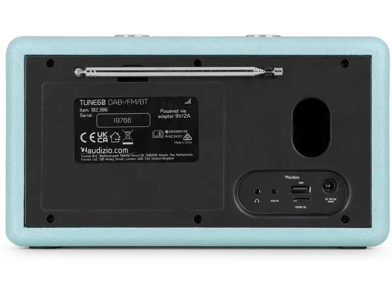 Audizio DAB+ Radio Tune60 Blau