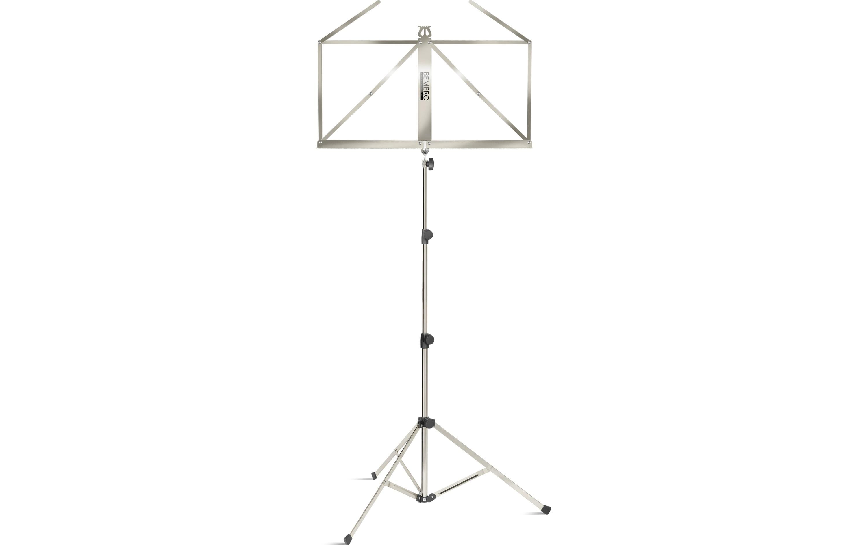 Bemero Notenständer MSS-8090BK Nickel