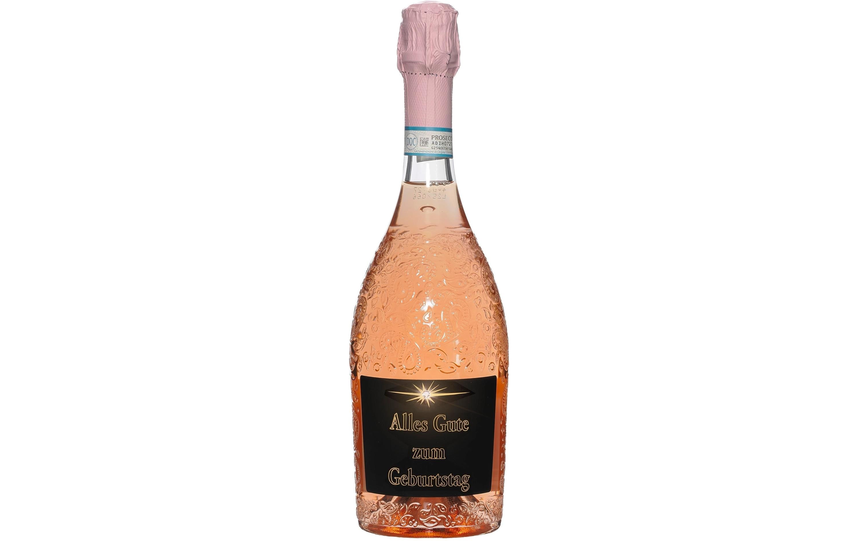 Dreams and Fantasy Geschenkidee Prosecco rosé Alles Gute zum Geburtstag 750 ml