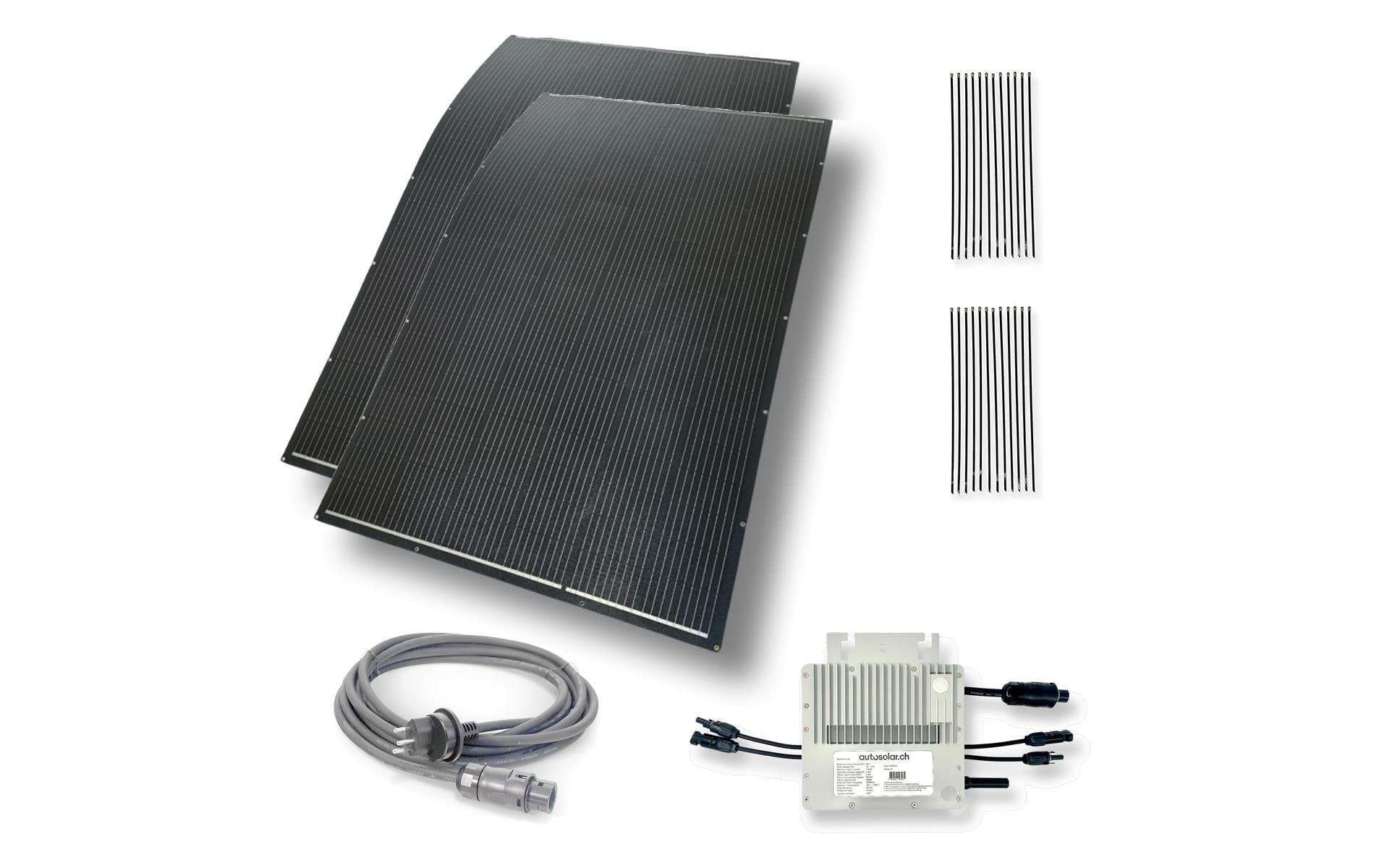 autosolar Solaranlage Balkon-Kit 600W