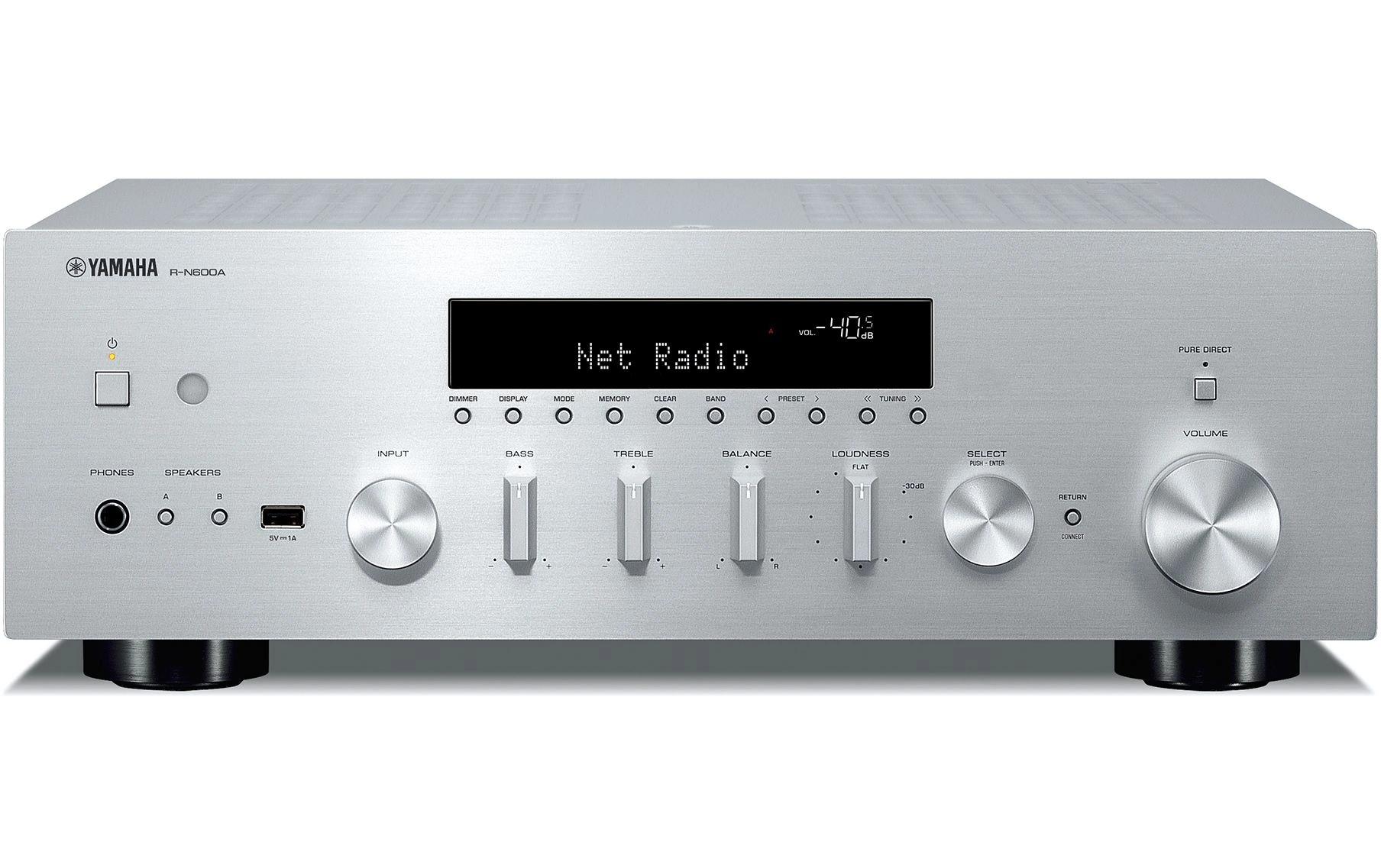 Yamaha AV-Receiver R-N600A Silber Yamaha AV-Receiver R-N600A Silber