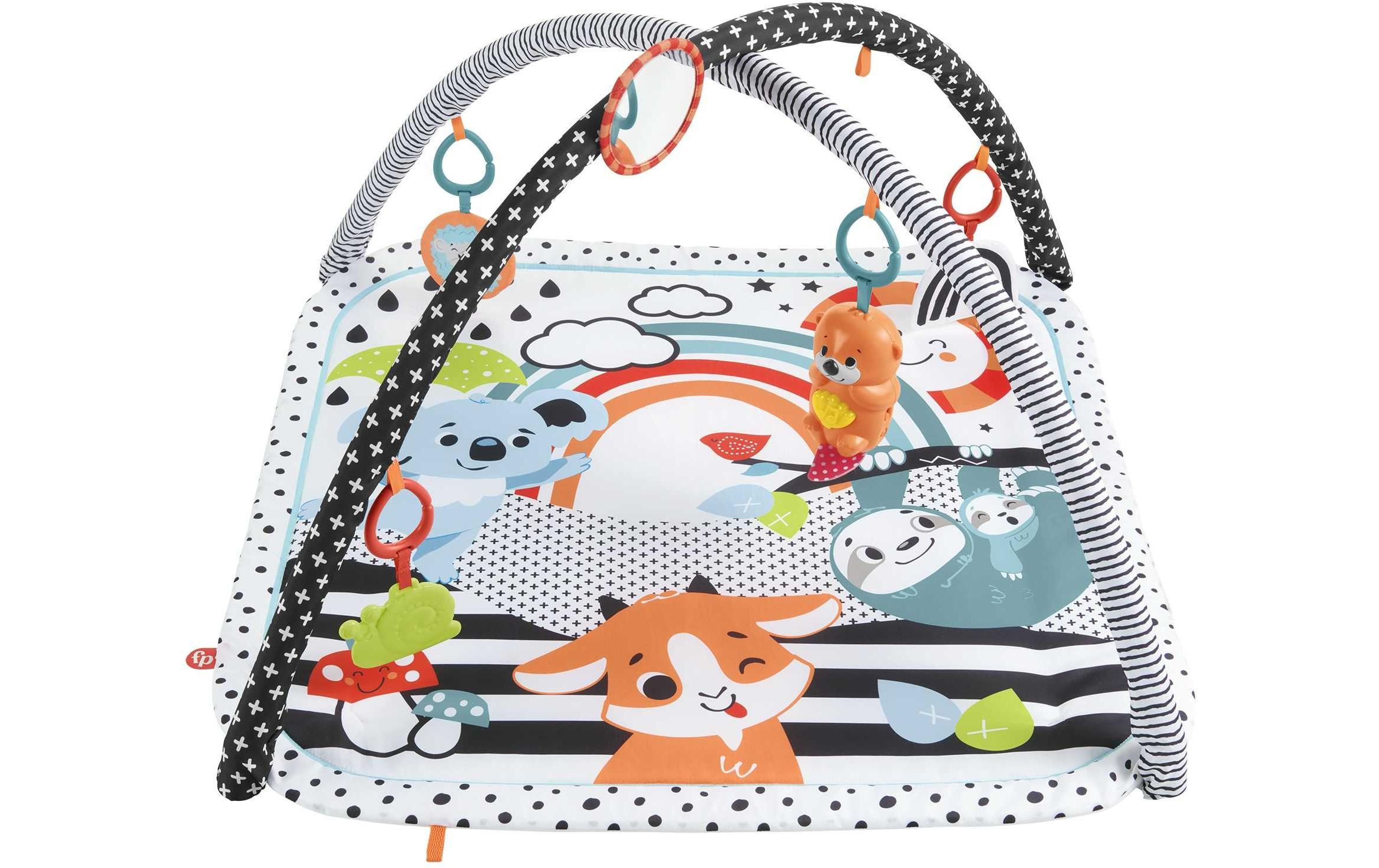 Fisher-Price Spielbogen Tierfreunde Kontrast-Spieldecke