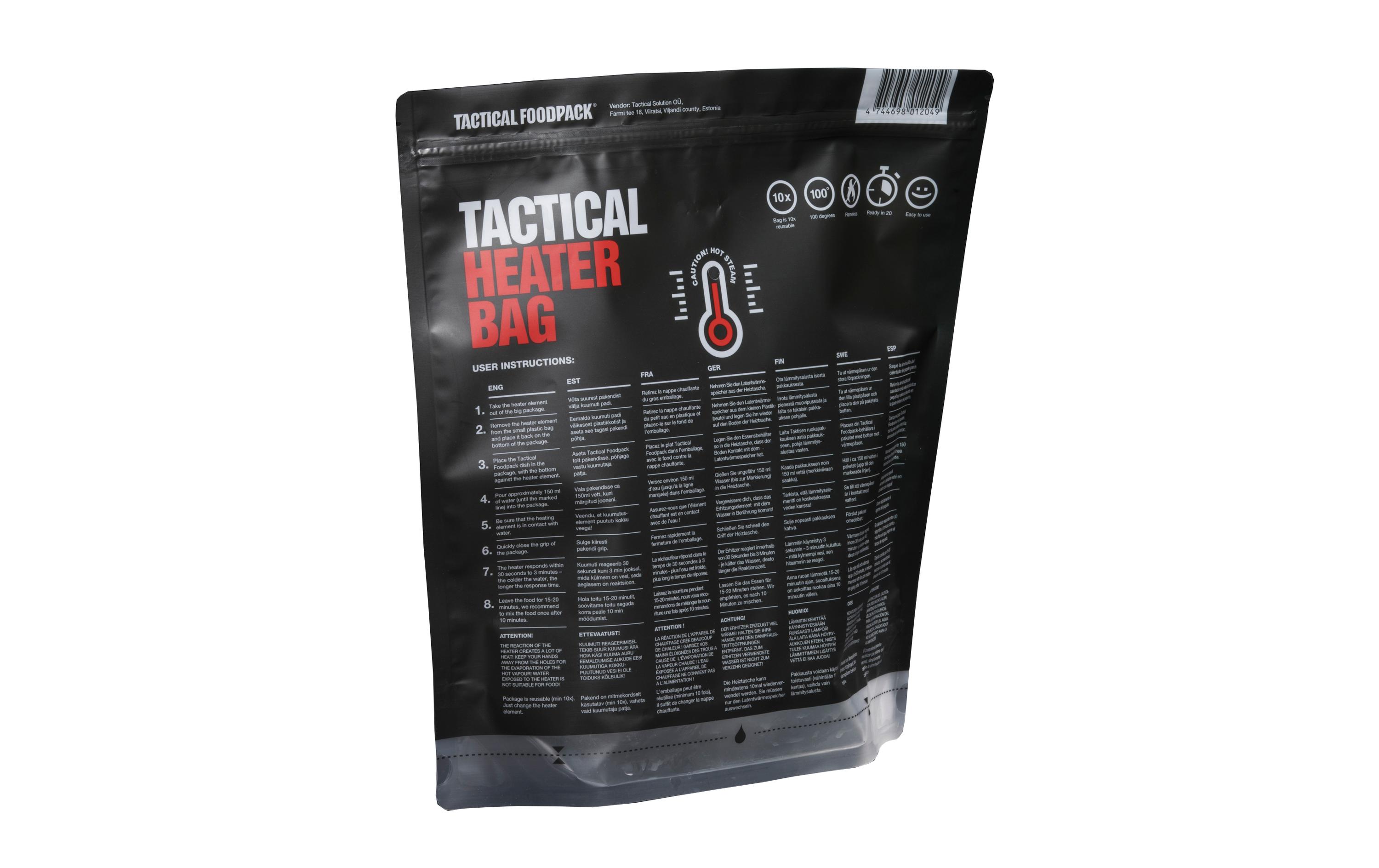 Tactical Foodpack Kocher Heater bag Tactical Foodpack Kocher Heater bag