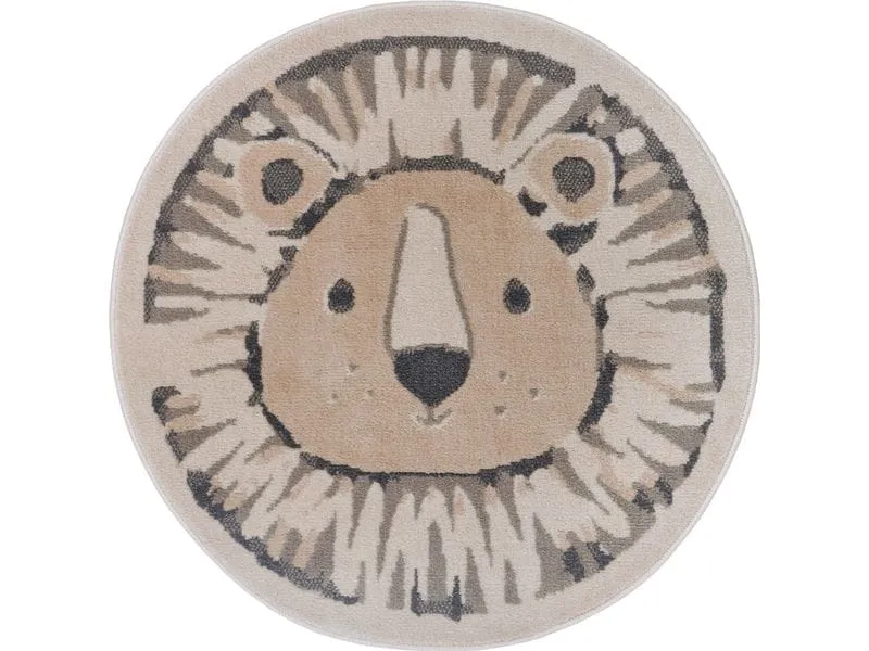 Hanse Home Spielteppich Lion 140 cm, Grau