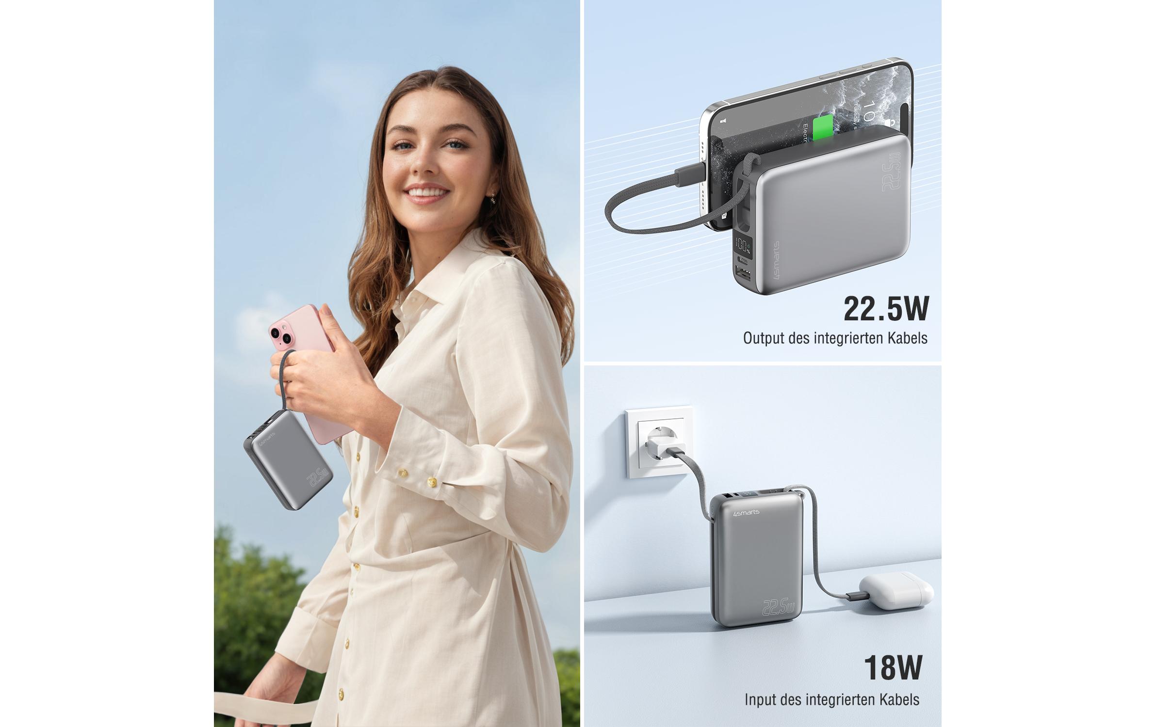 4smarts Pocket Dual Cord 20000 mAh