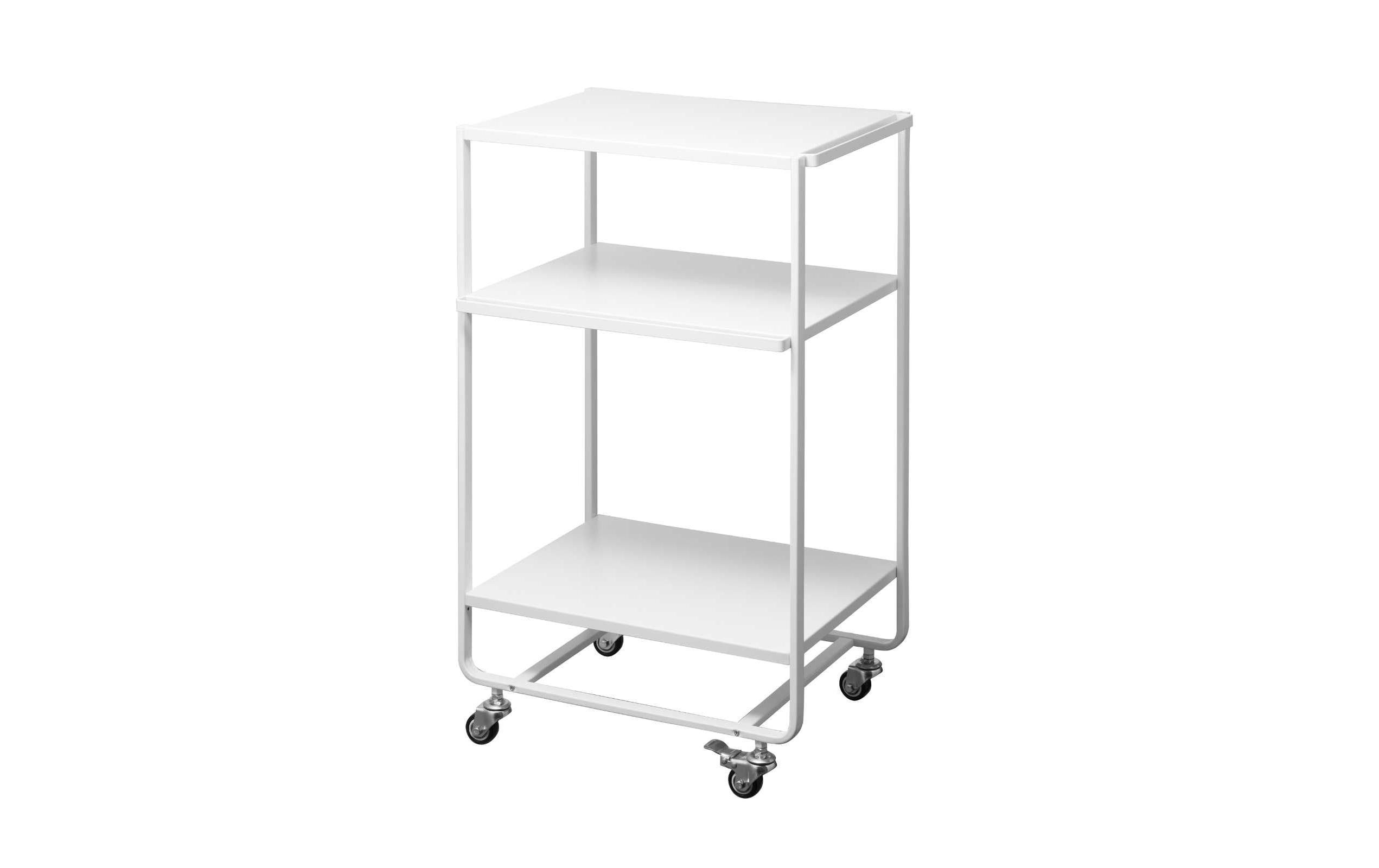 Yamazaki Küchenwagen Tower 49 x 81.5 x 38 cm, Weiss Yamazaki Küchenwagen Tower 49 x 81.5 x 38 cm, Weiss