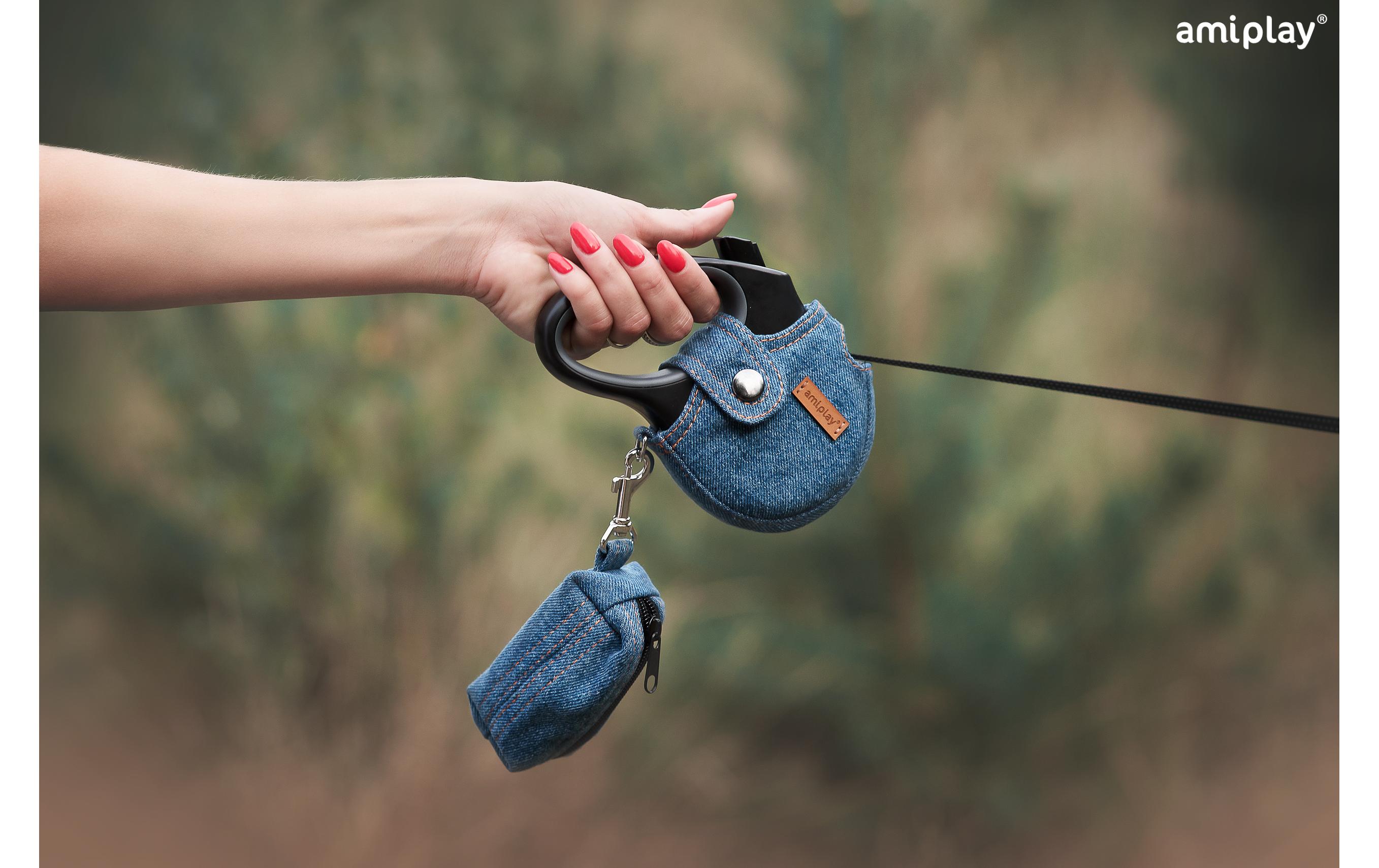 amiplay Beutelspender Denim, 9 x 5 x 4 cm amiplay Beutelspender Denim, 9 x 5 x 4 cm