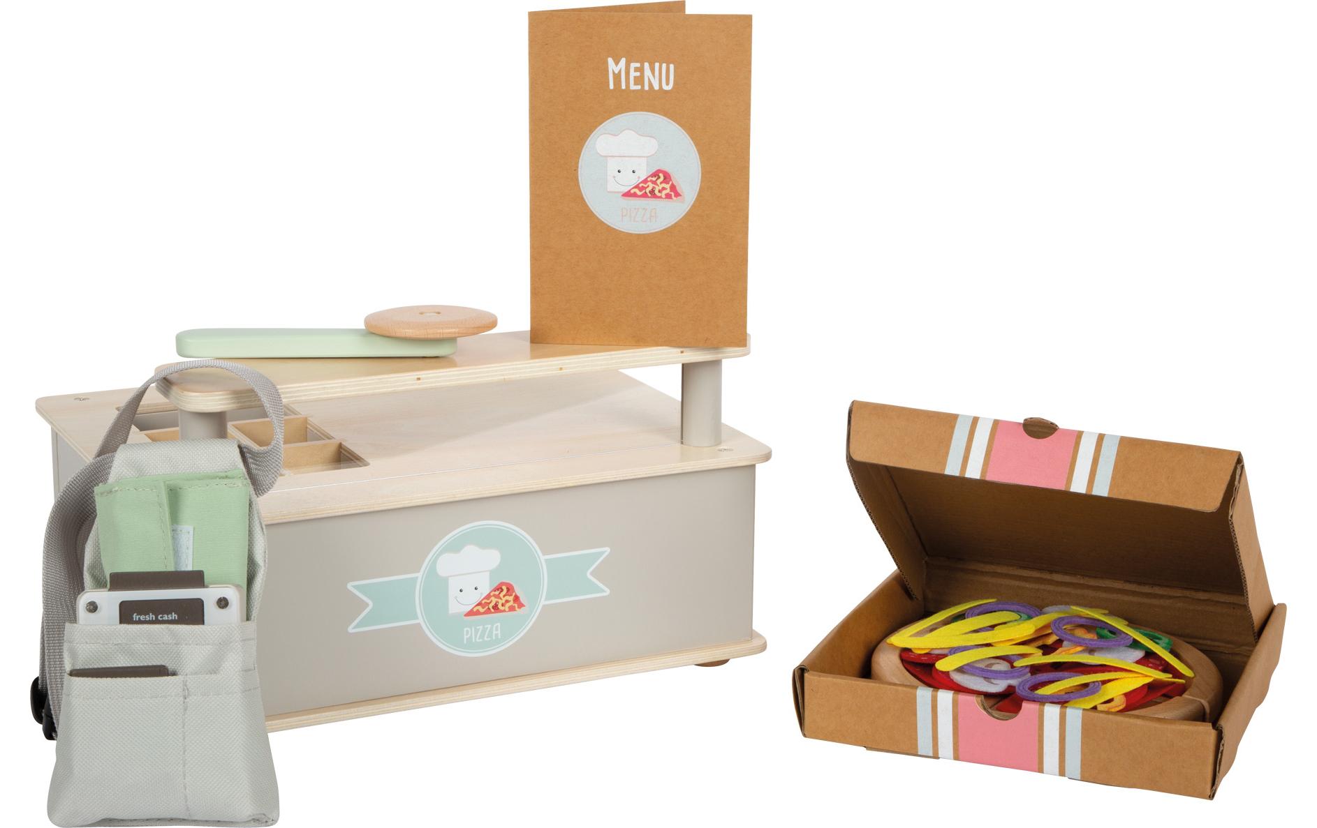 small foot Spiel-Lebensmittel Pizzeria-Set