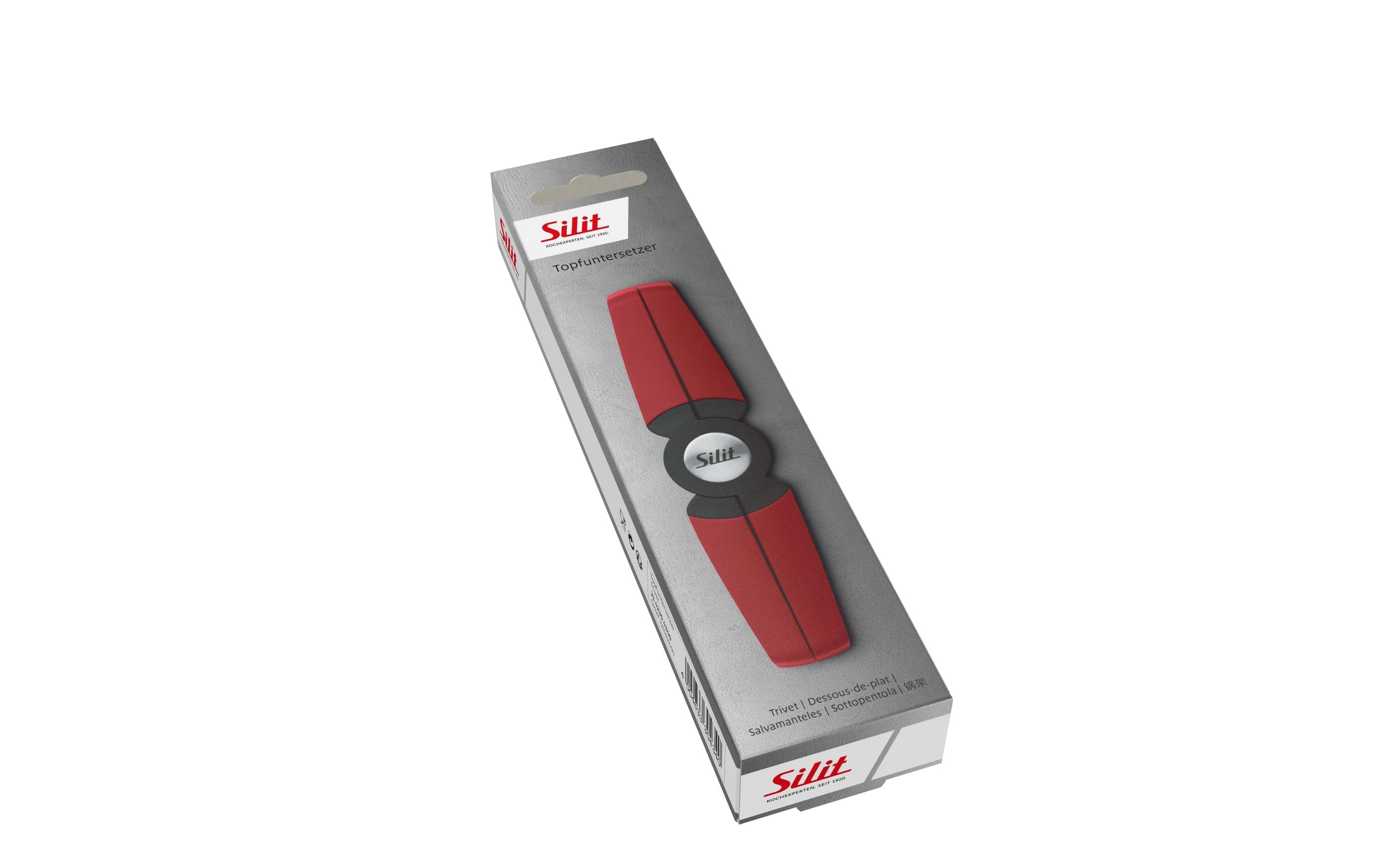 Silit Topfuntersetzer Rot; Schwarz