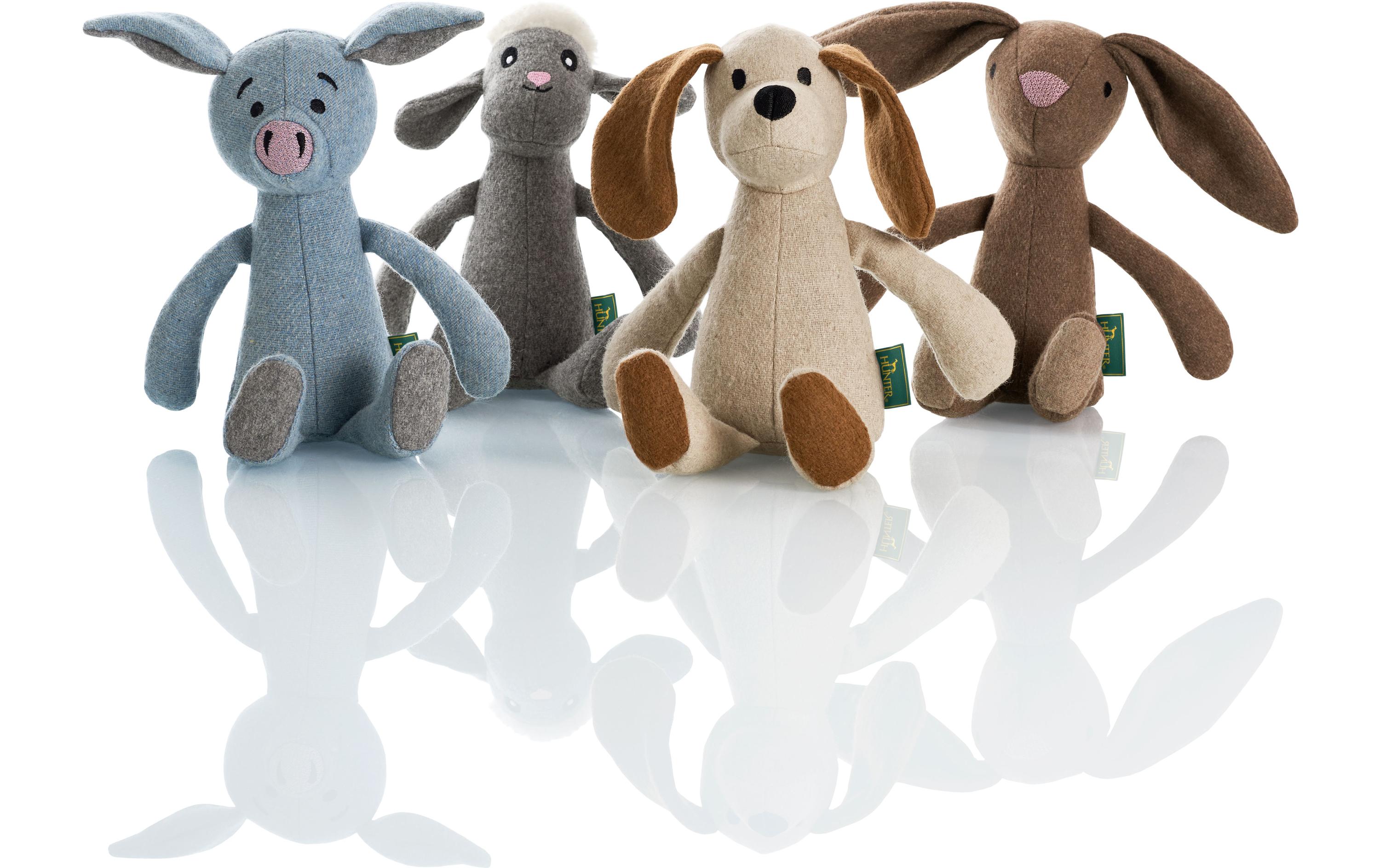 Hunter Hunde-Spielzeug Marle Schaf, 35 cm, Grau