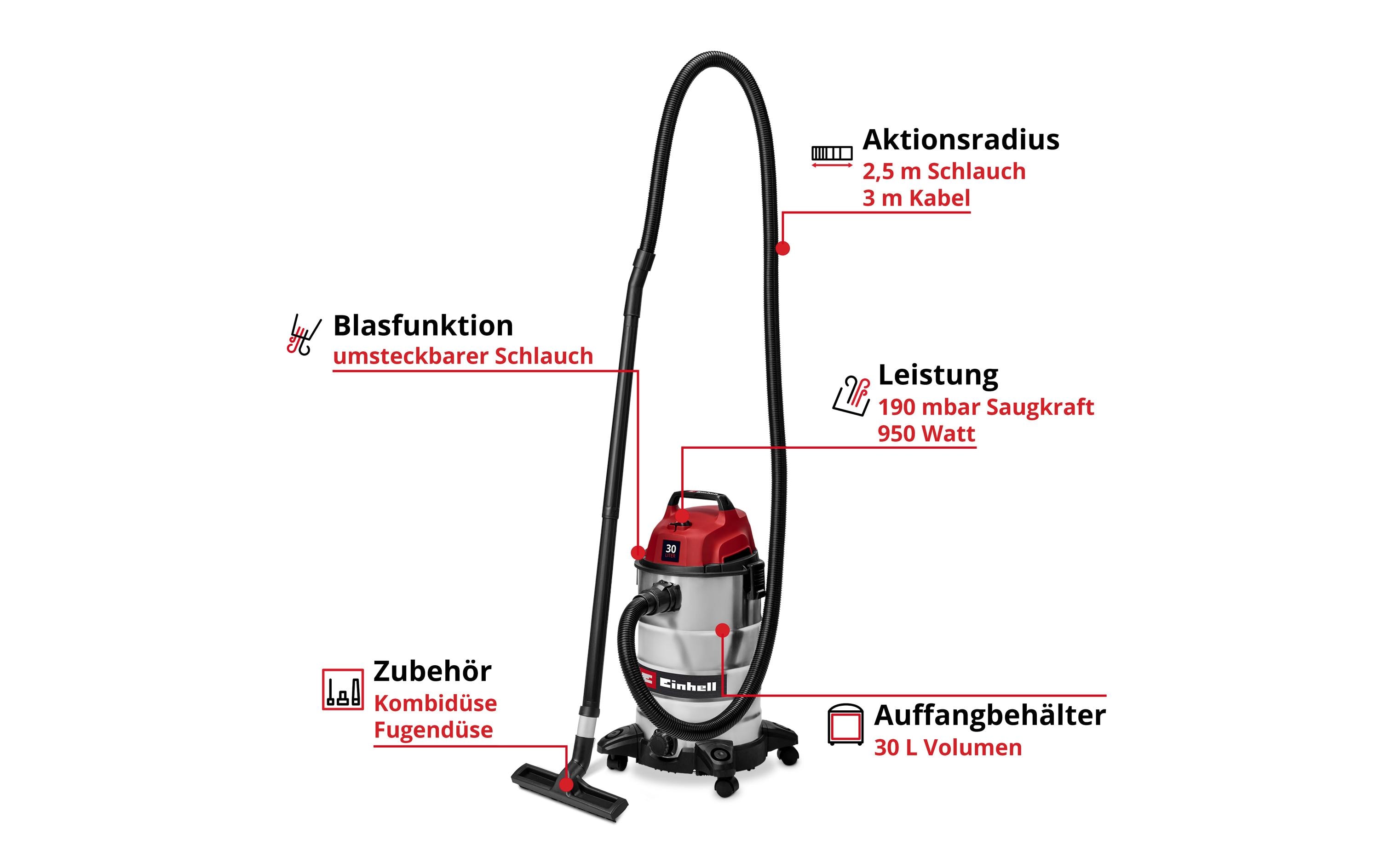 Einhell Nass- TrockensaugerTC-VC 3055 S