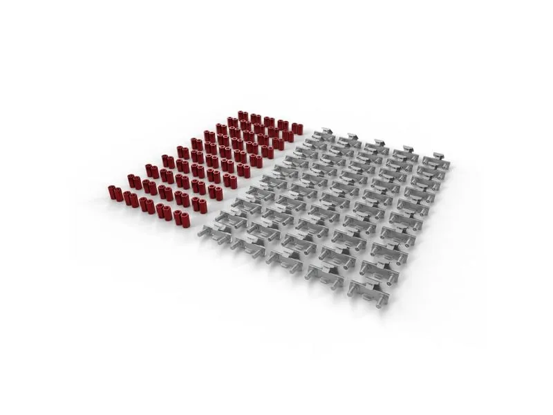 Patchbox Rack Zubehör /dev/mount (Bolzen Rot) 50-Pack Patchbox Rack Zubehör /dev/mount (Bolzen Rot) 50-Pack