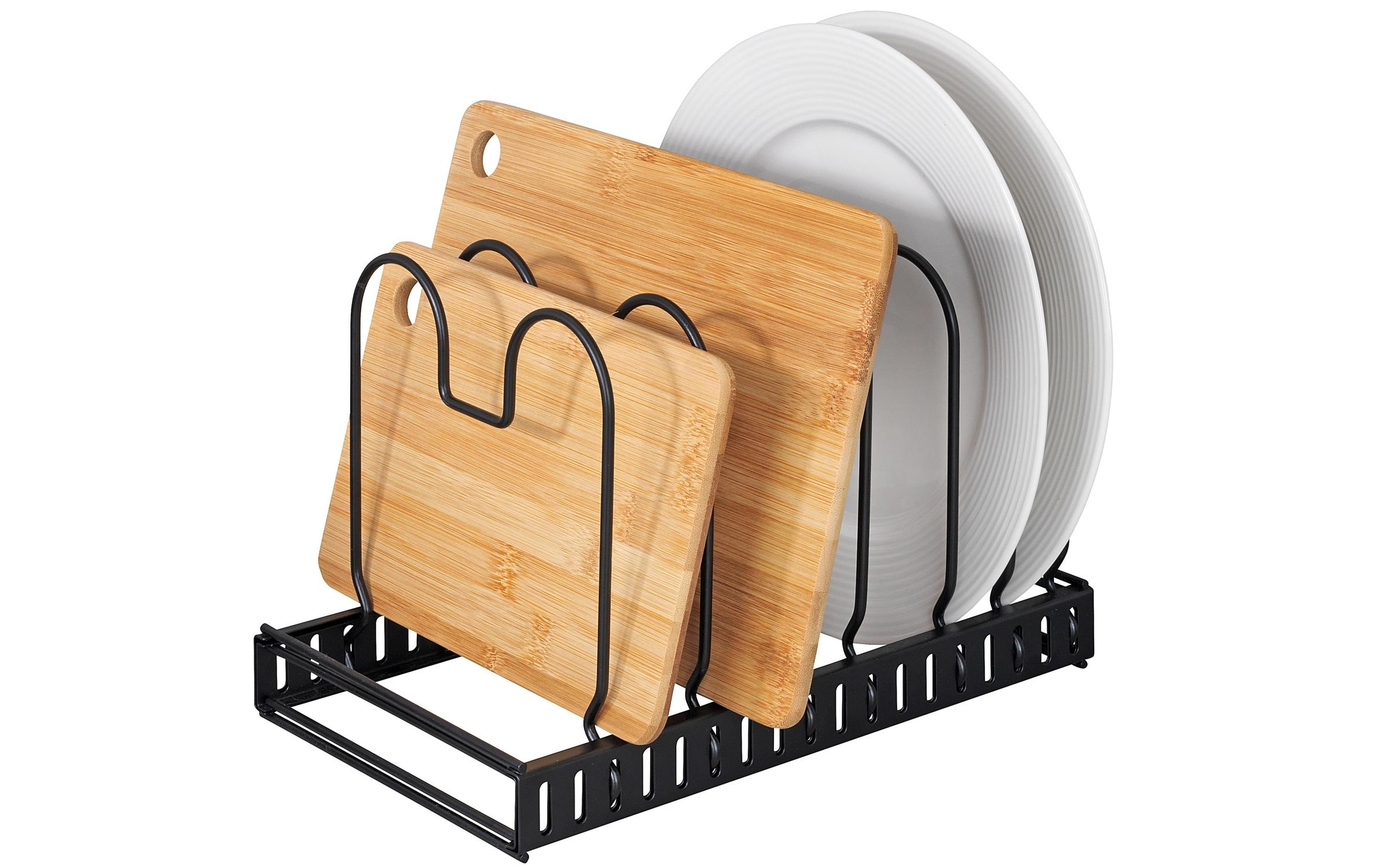 Wenko Deckel- und Pfannenhalter Für 6 Pfannen Schwarz