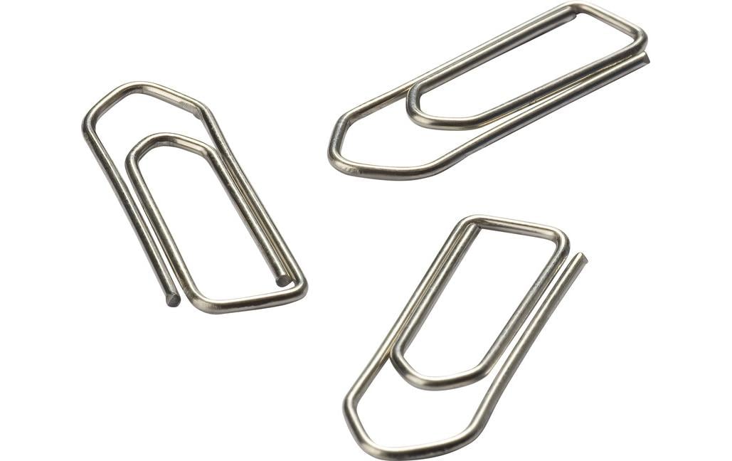 Omega Büroklammer No5 vernickelt, 43 mm 250 Stück Omega Büroklammer No5 vernickelt, 43 mm 250 Stück