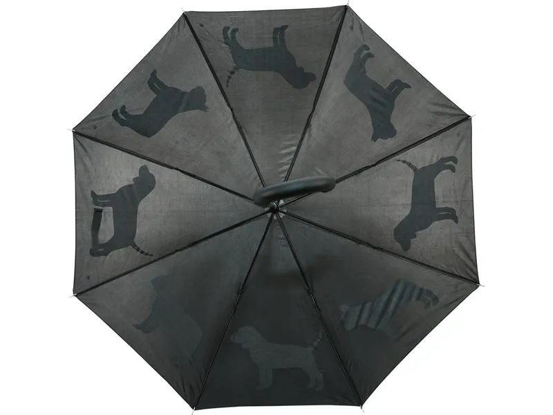 Esschert Design Schirm Reflektor Hunde Grau/Schwarz
