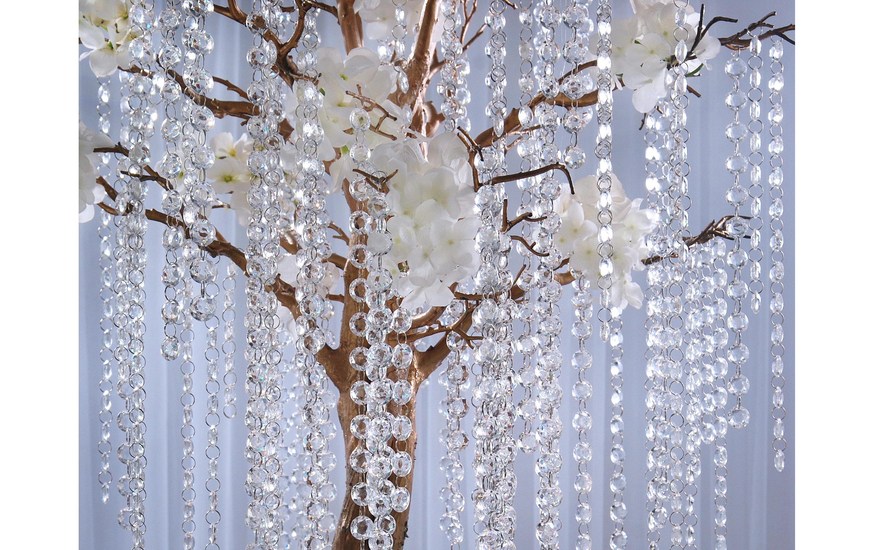 Partydeco Girlande Kristall 1 m