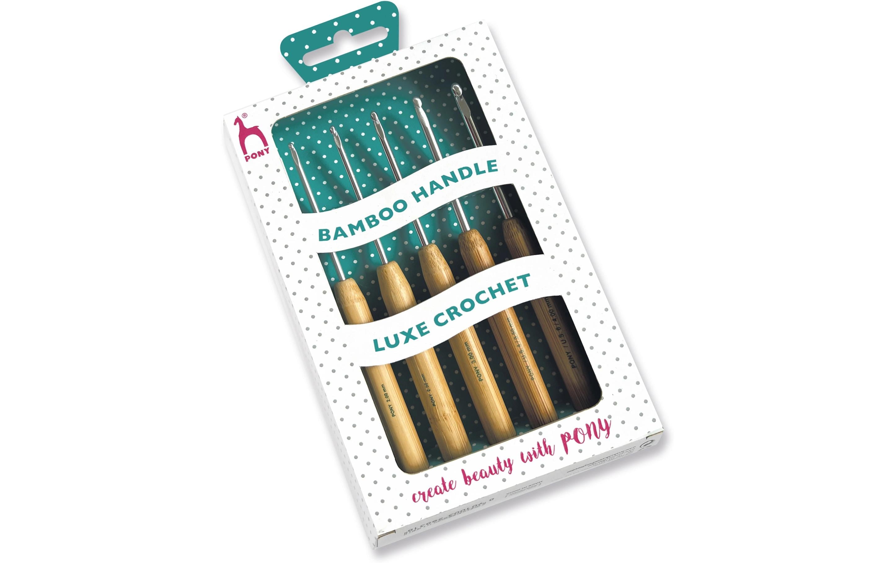 Pony Häkelnadel 2-4 mm, 5 Stück