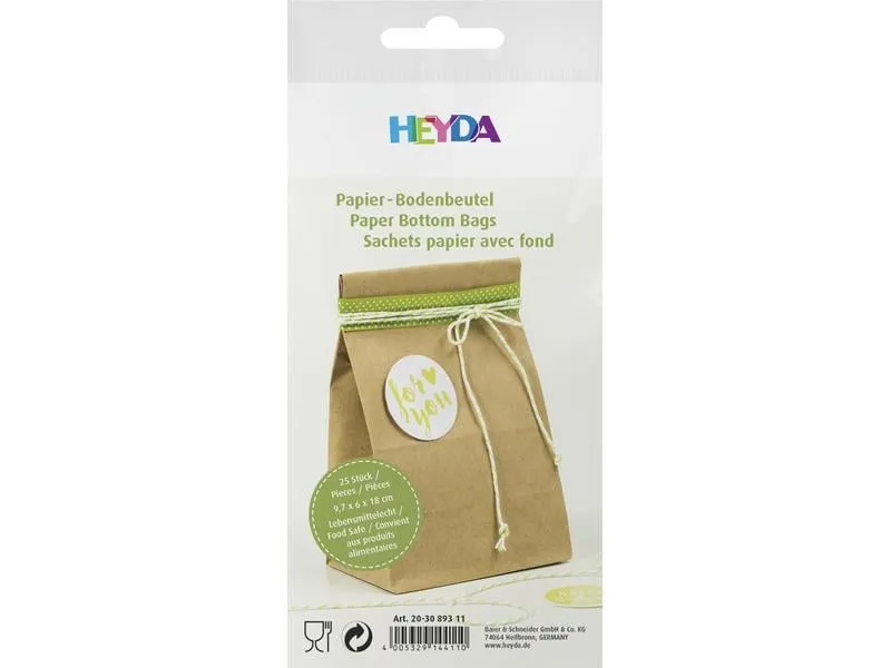 Heyda Adventskalender Beutel Braun 17.5 x 10 x 5.5 cm, 25 Stück Heyda Adventskalender Beutel Braun 17.5 x 10 x 5.5 cm, 25 Stück