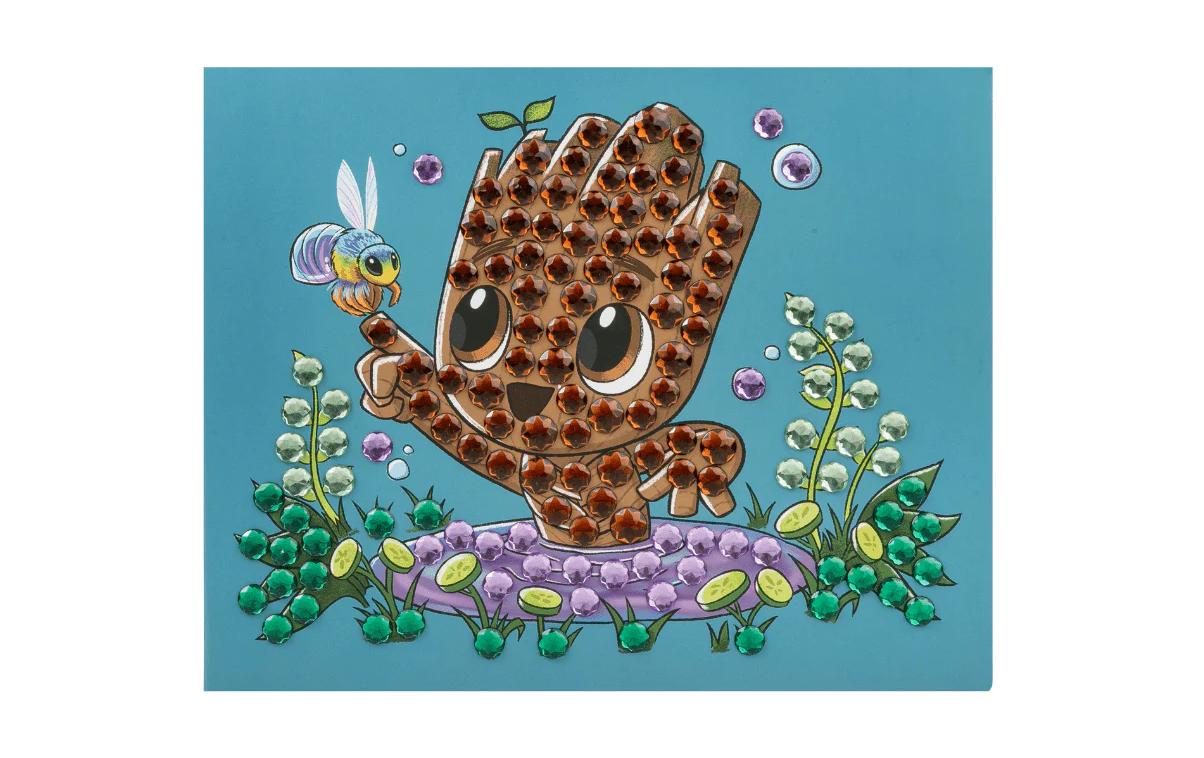 CRAFT Buddy Bastelset Groot Marvel Crystal Art Junior CRAFT Buddy Bastelset Groot Marvel Crystal Art Junior