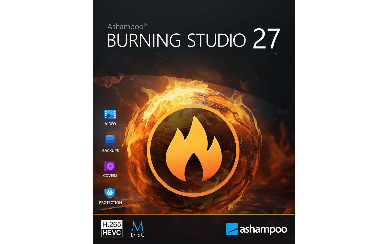 Ashampoo Burning Studio 27 ESD, Vollversion, 1 PC
