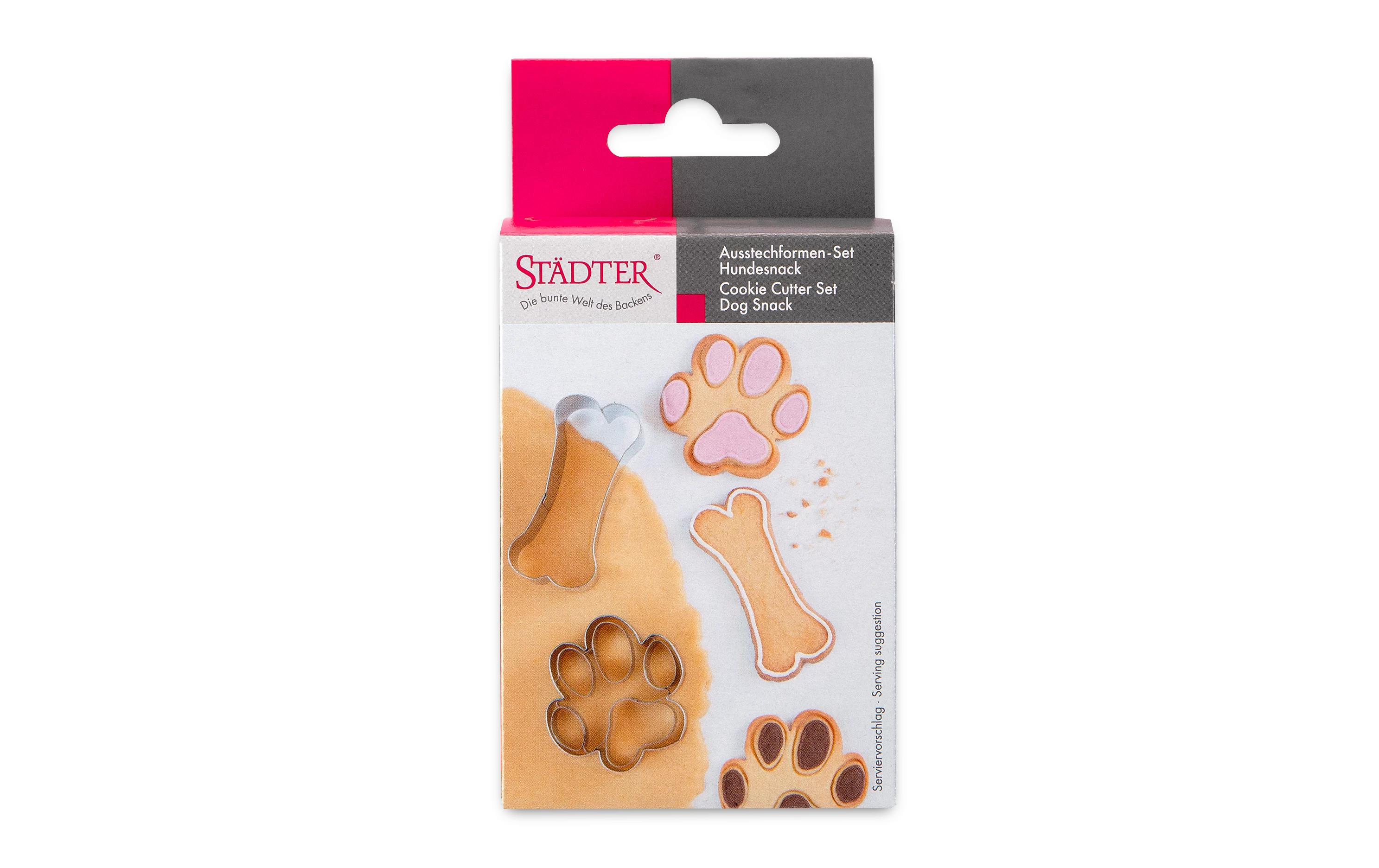 Städter Guetzli-Ausstecher Pfote, 2-teiliges Set