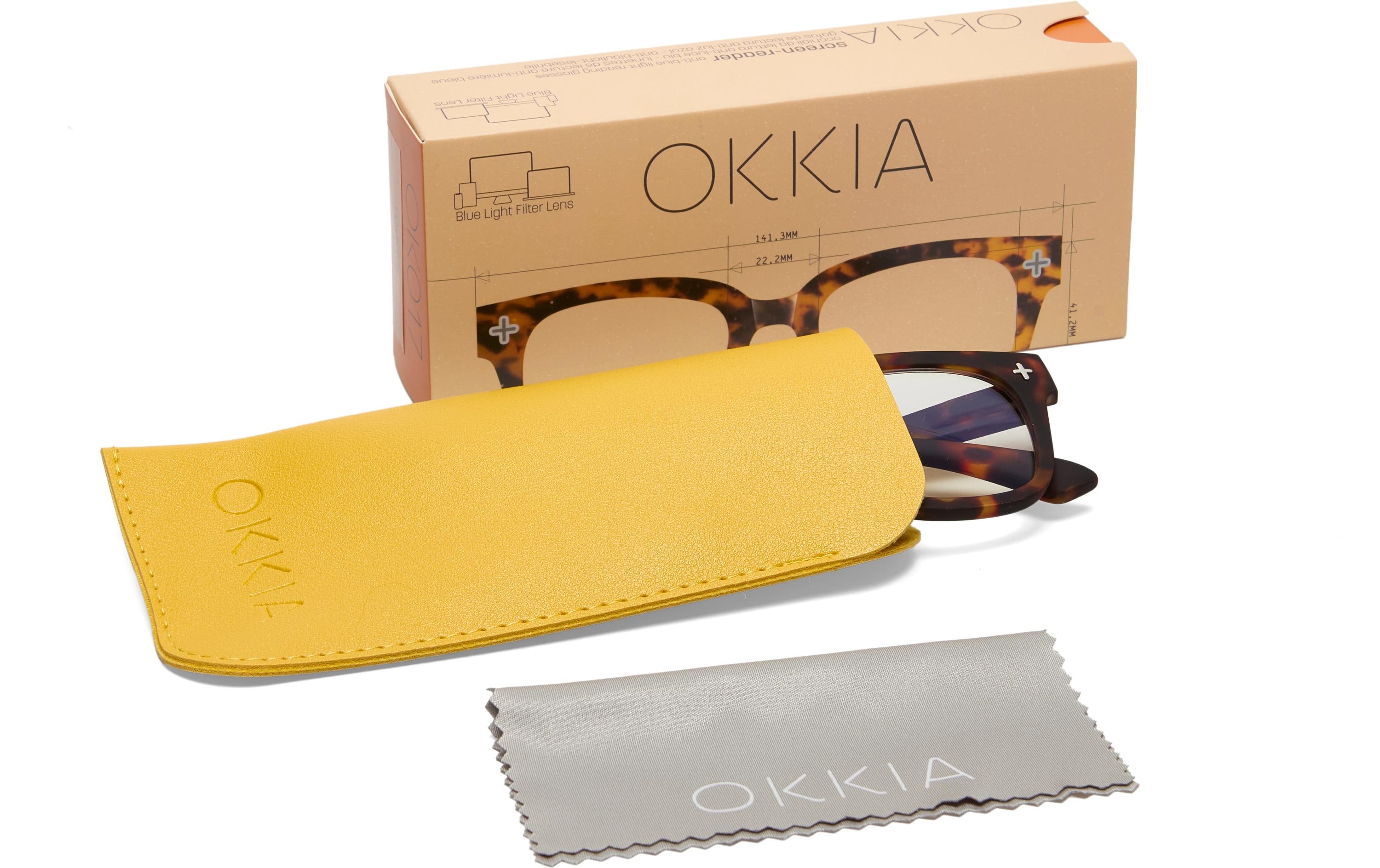 OKKIA Bildschirmbrille Giovanni Classic Havanna, +0,0
