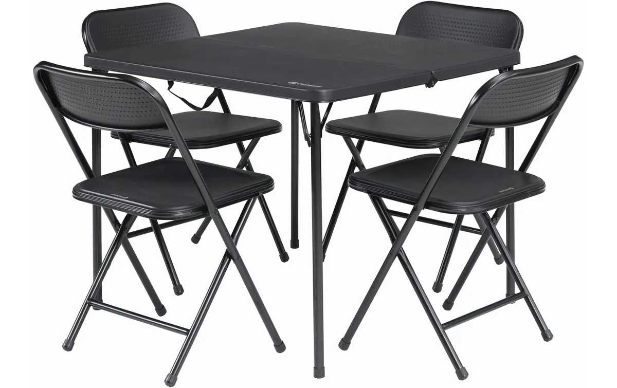 Outwell Corda Picknicktisch-Set, 4 Klappstühle, 1 Tisch Outwell Corda Picknicktisch-Set, 4 Klappstühle, 1 Tisch