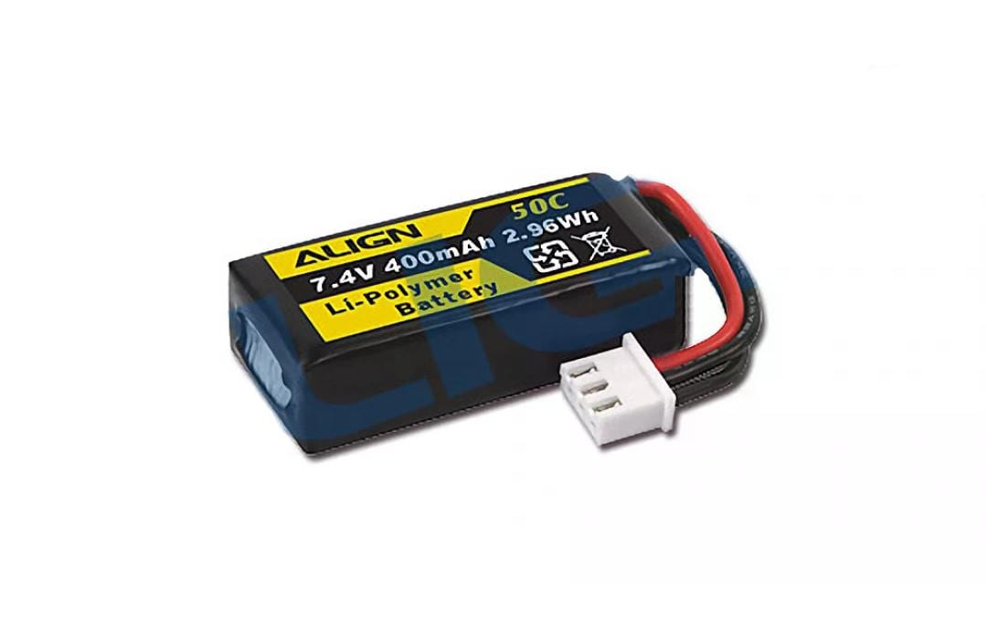ALIGN RC-Akku LiPo 400 mAh 7.4 V 50C für T-Rex T15 ALIGN RC-Akku LiPo 400 mAh 7.4 V 50C für T-Rex T15