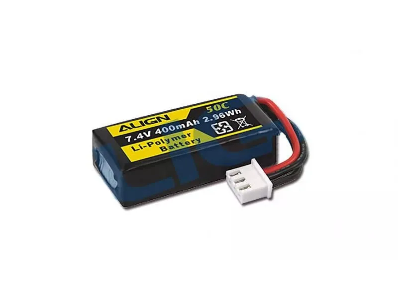 ALIGN RC-Akku LiPo 400 mAh 7.4 V 50C für T-Rex T15