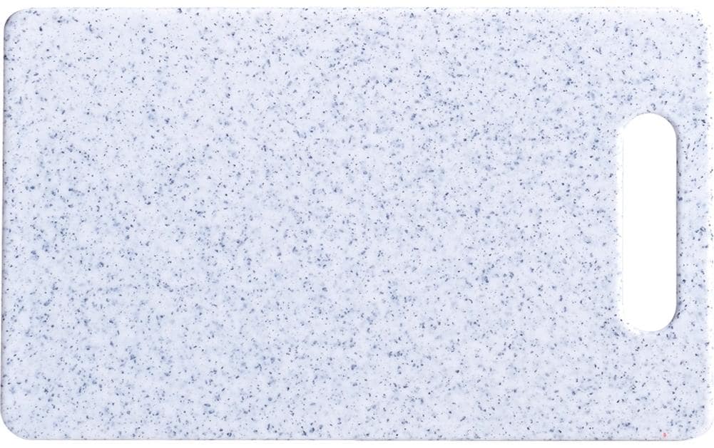 Zeller Present Schneidebrett Granitoptik 30 x 20 x 0.8 cm, Hellgrau