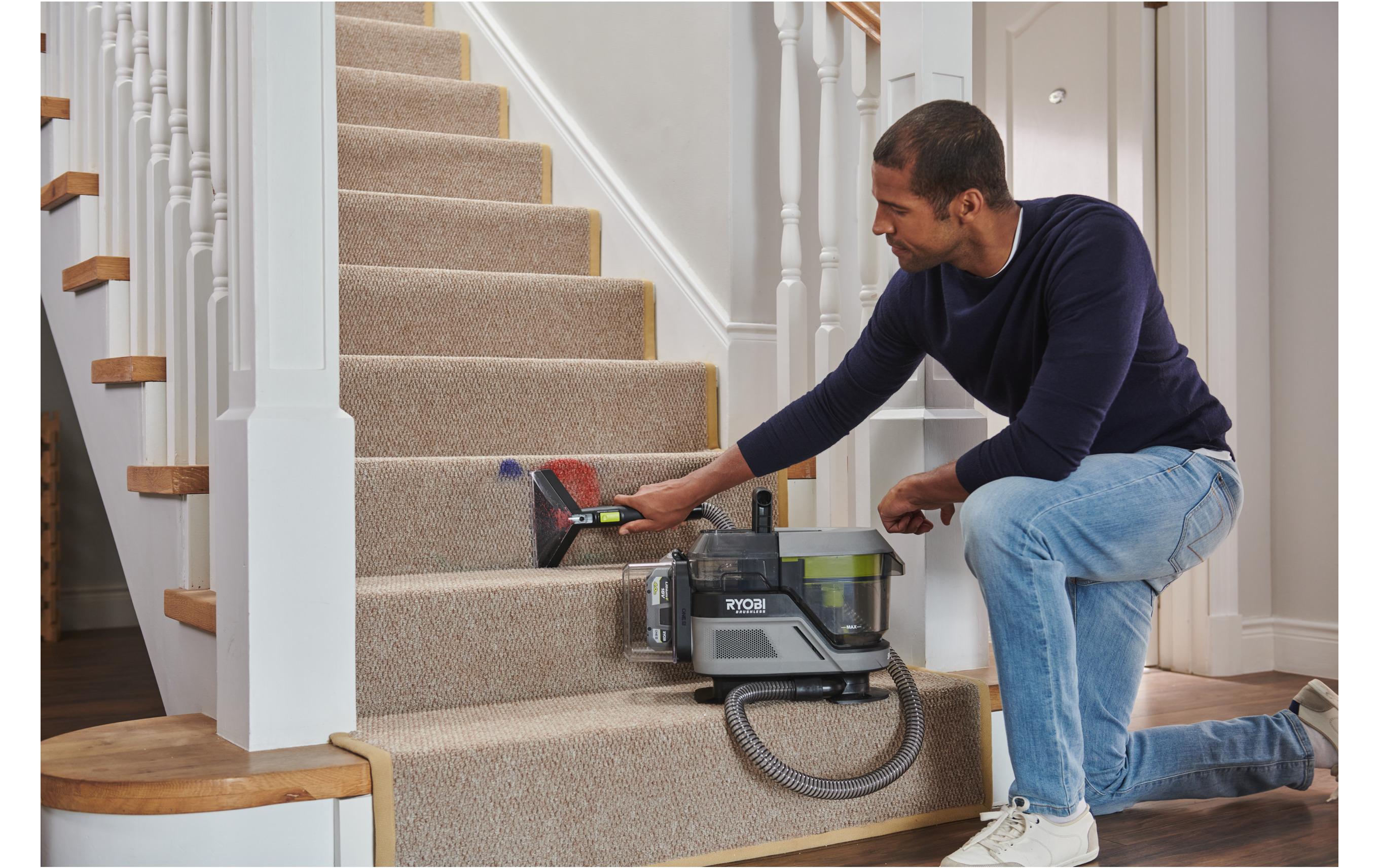 RYOBI Akku-Textielreiniger Pro RDC18BL-0 ohne Akku und Ladegerät