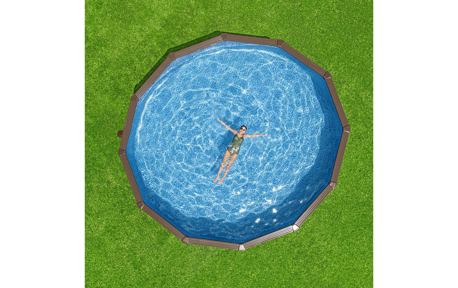 Bestway Pool Hydrium Komplett-Set Ø 549 x 132 cm