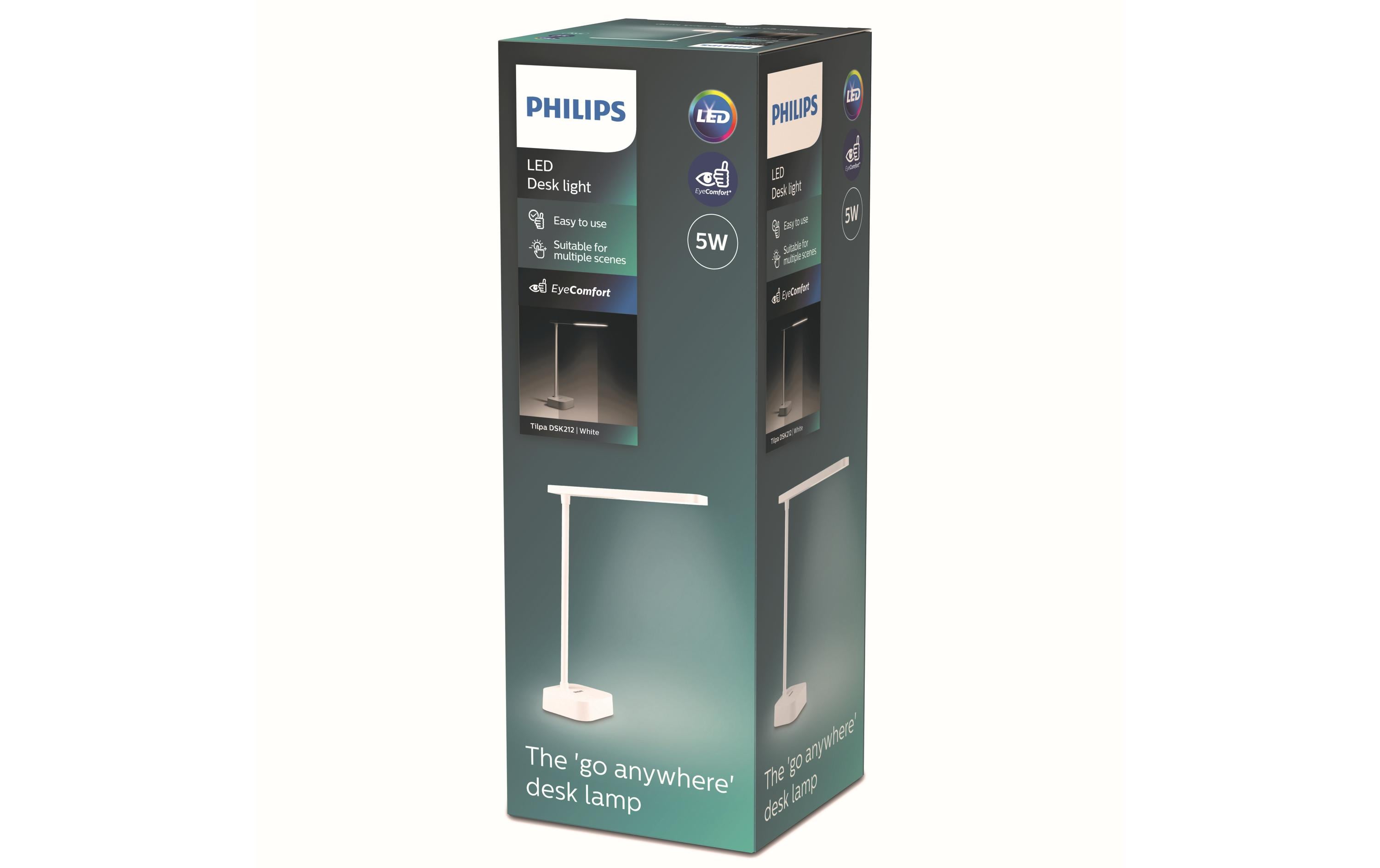 Philips Tilpa Tischleuchte weiss 55 lm Philips Tilpa Tischleuchte weiss 55 lm