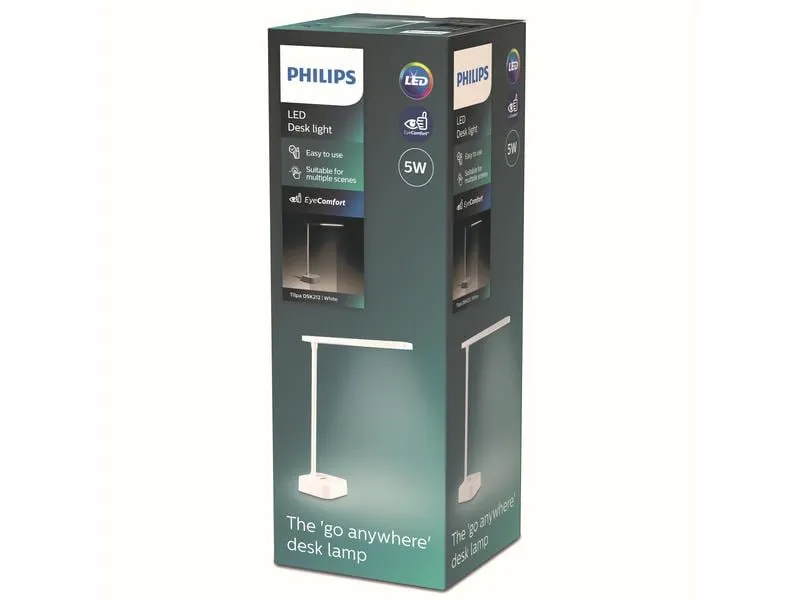 Philips Tilpa Tischleuchte weiss 55 lm