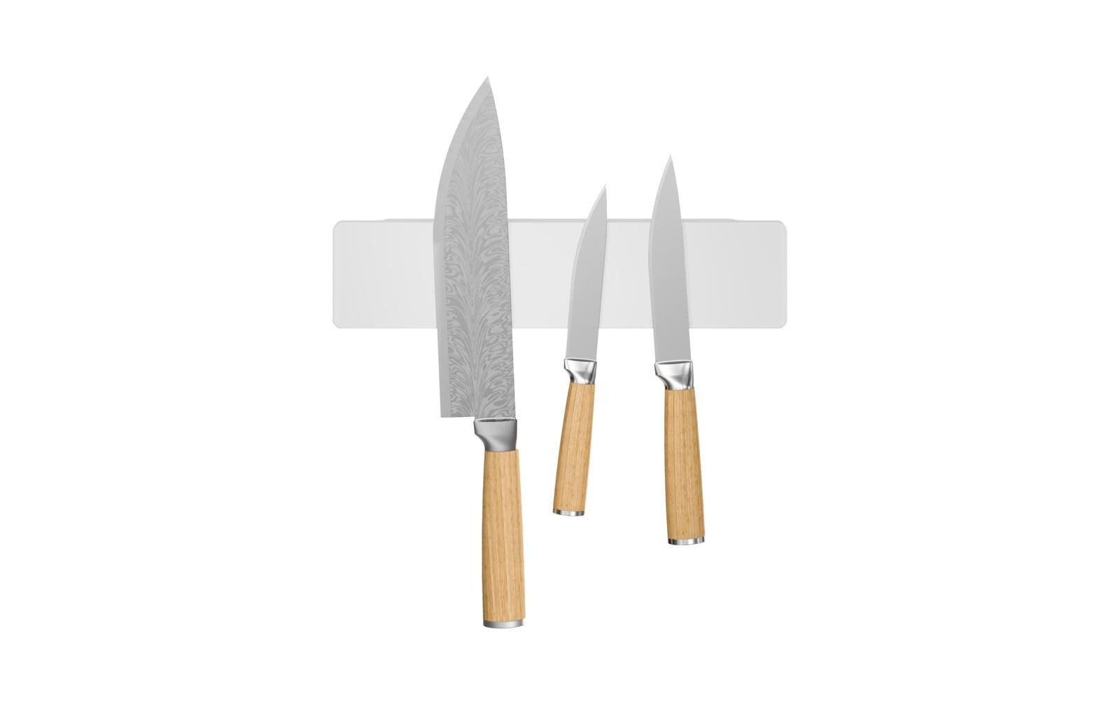 tesa Messerhalter Set Silber