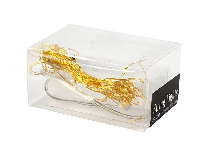 Creativ Company Lichterkette LED Mini 315 cm, Gold