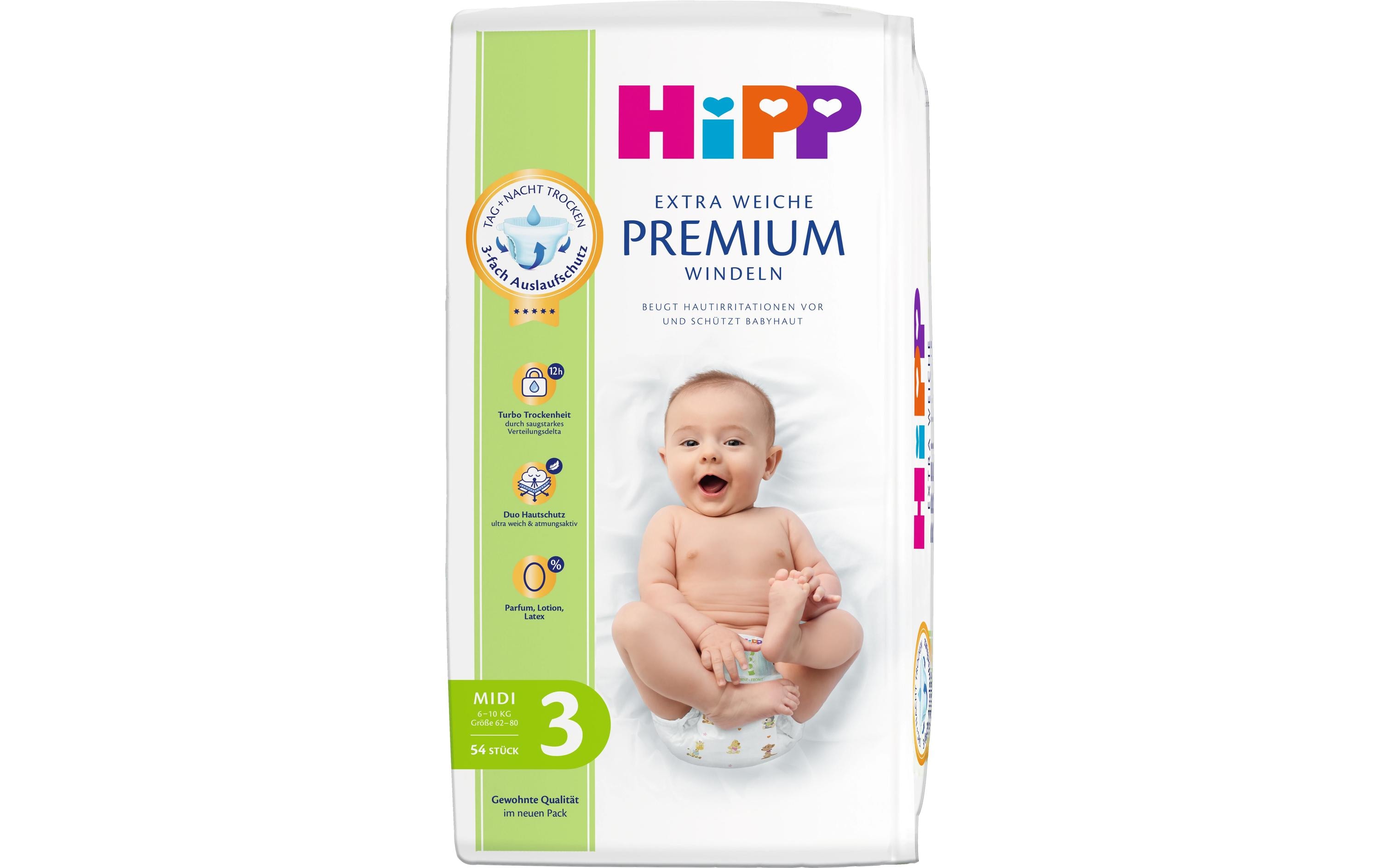 HIPP Windeln Babysanft Premium Grösse 3