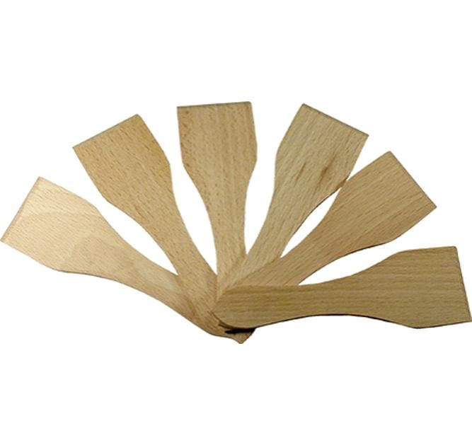 Kisag Raclette-Spachtel 6 Stück, Braun