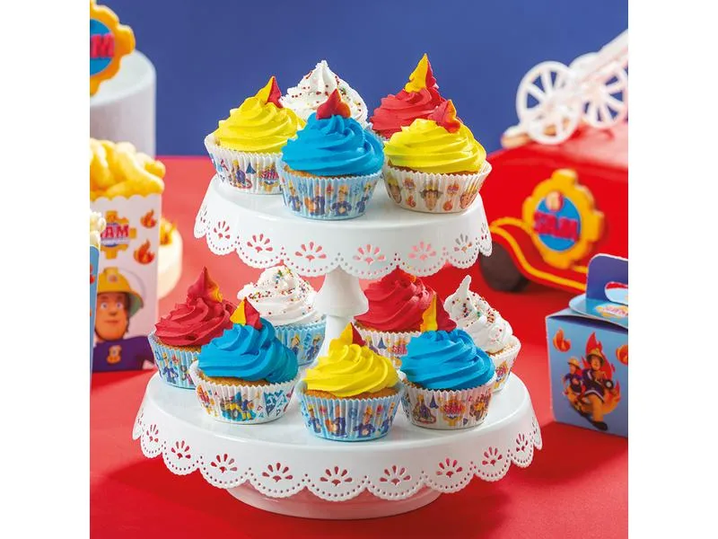Decora Muffin Backform 36 Stück, Feuerwehrmann Sam Style 1 Decora Muffin Backform 36 Stück, Feuerwehrmann Sam Style 1
