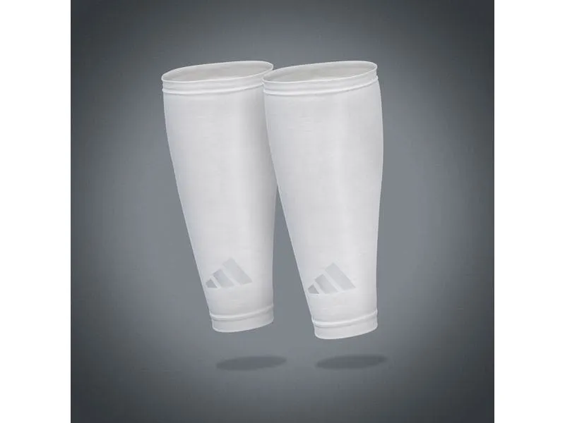 adidas Compression Calf Sleeves Weiss, S-M