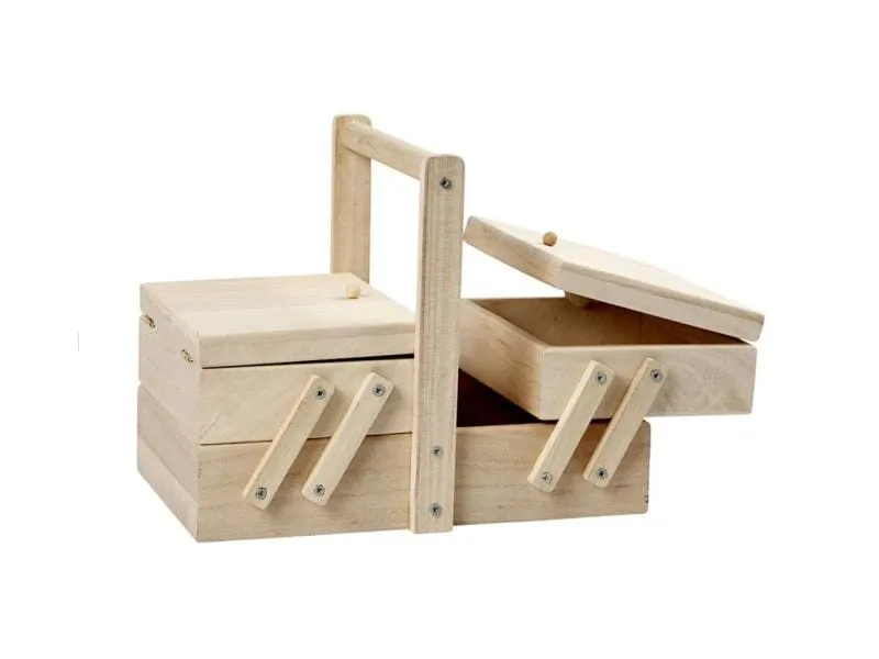Creativ Company Holzartikel 24 cm Nahkästchen Creativ Company Holzartikel 24 cm Nahkästchen