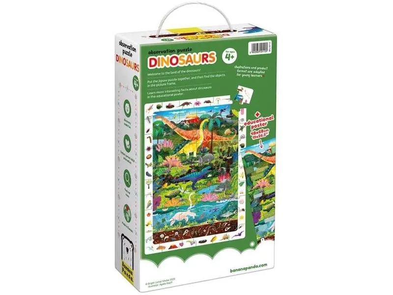 Banana Panda Puzzle Observation Dinosaurs Banana Panda Puzzle Observation Dinosaurs