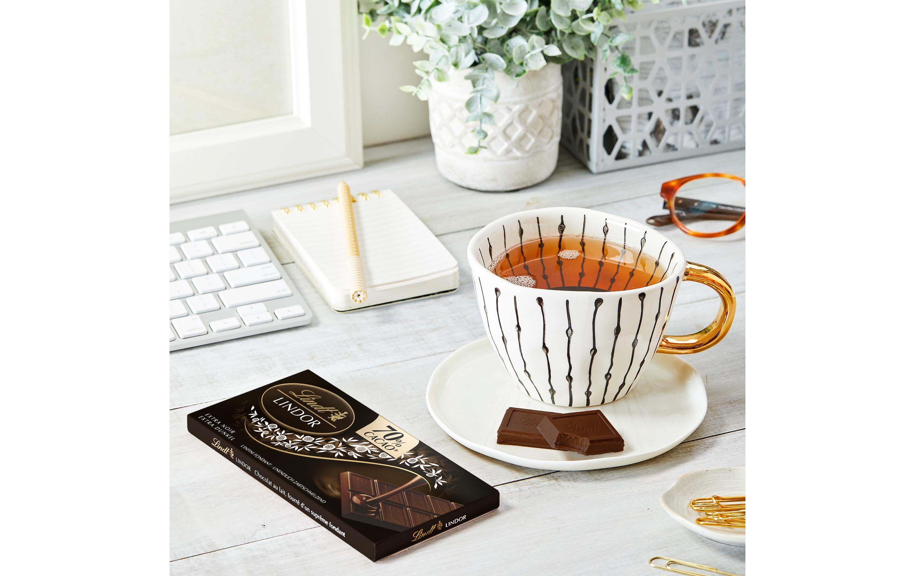 Lindt Tafelschokolade Lindor Dunkel 70% 100 g